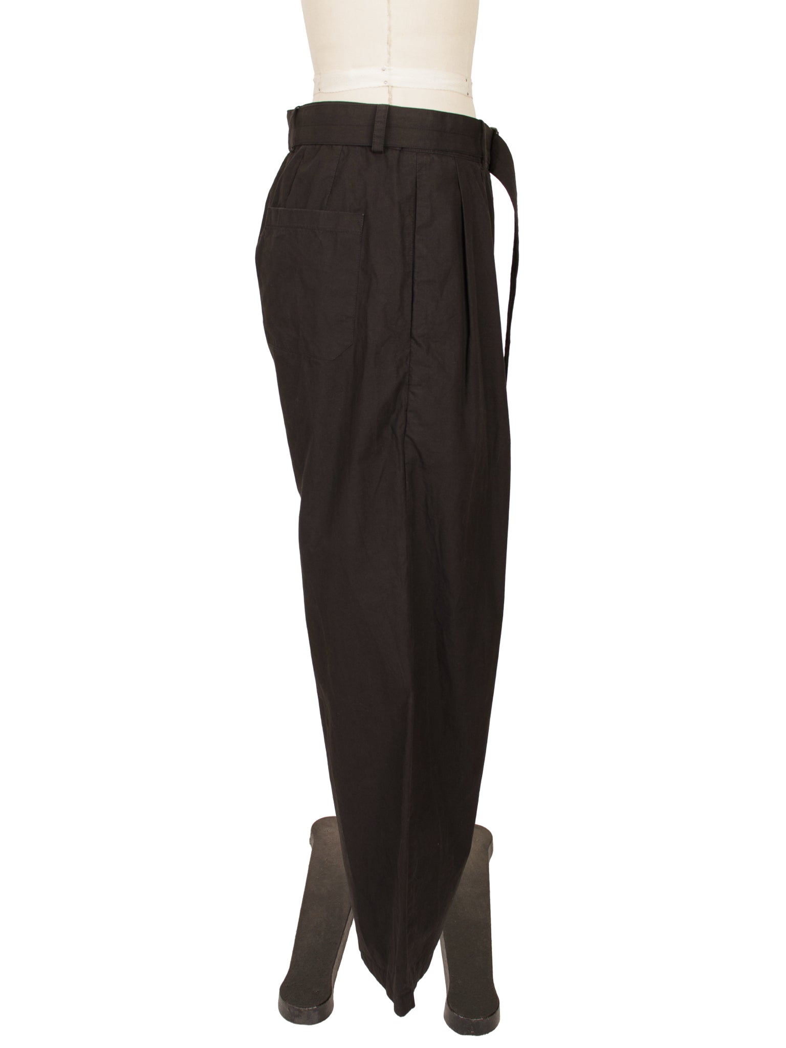 Benjimu Wide Leg Belted Pants
