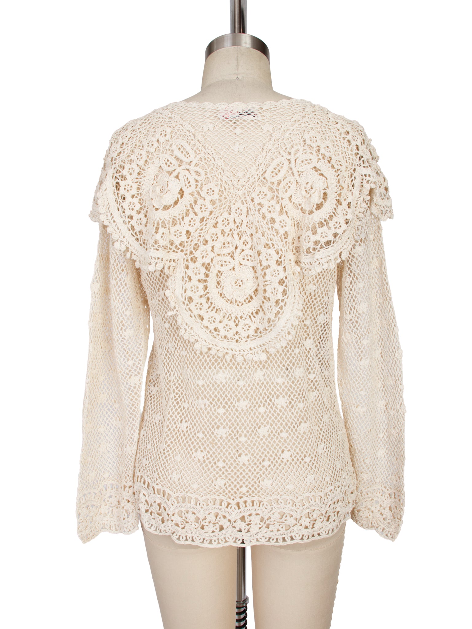 Lim's Cotton Floral Crochet Top