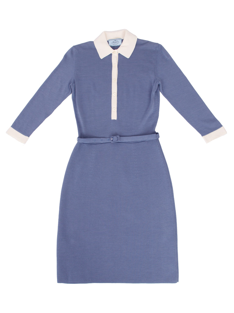 S/S 2012 Prada Silk Knit Polo Dress | Mercy Vintage