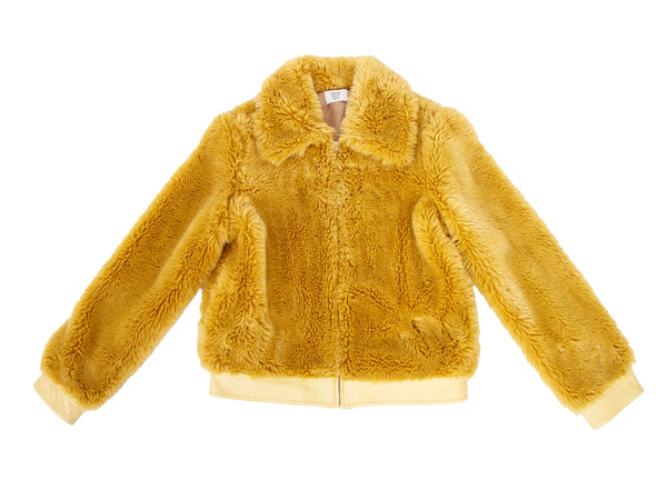Maryam Nassir Zadeh Linus Faux Fur Bomber | Mercy Vintage