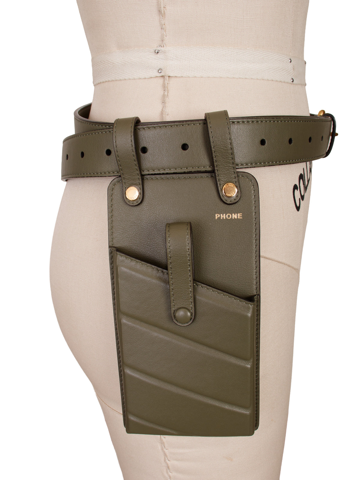 Fendi Leather Utility Belt Bag*