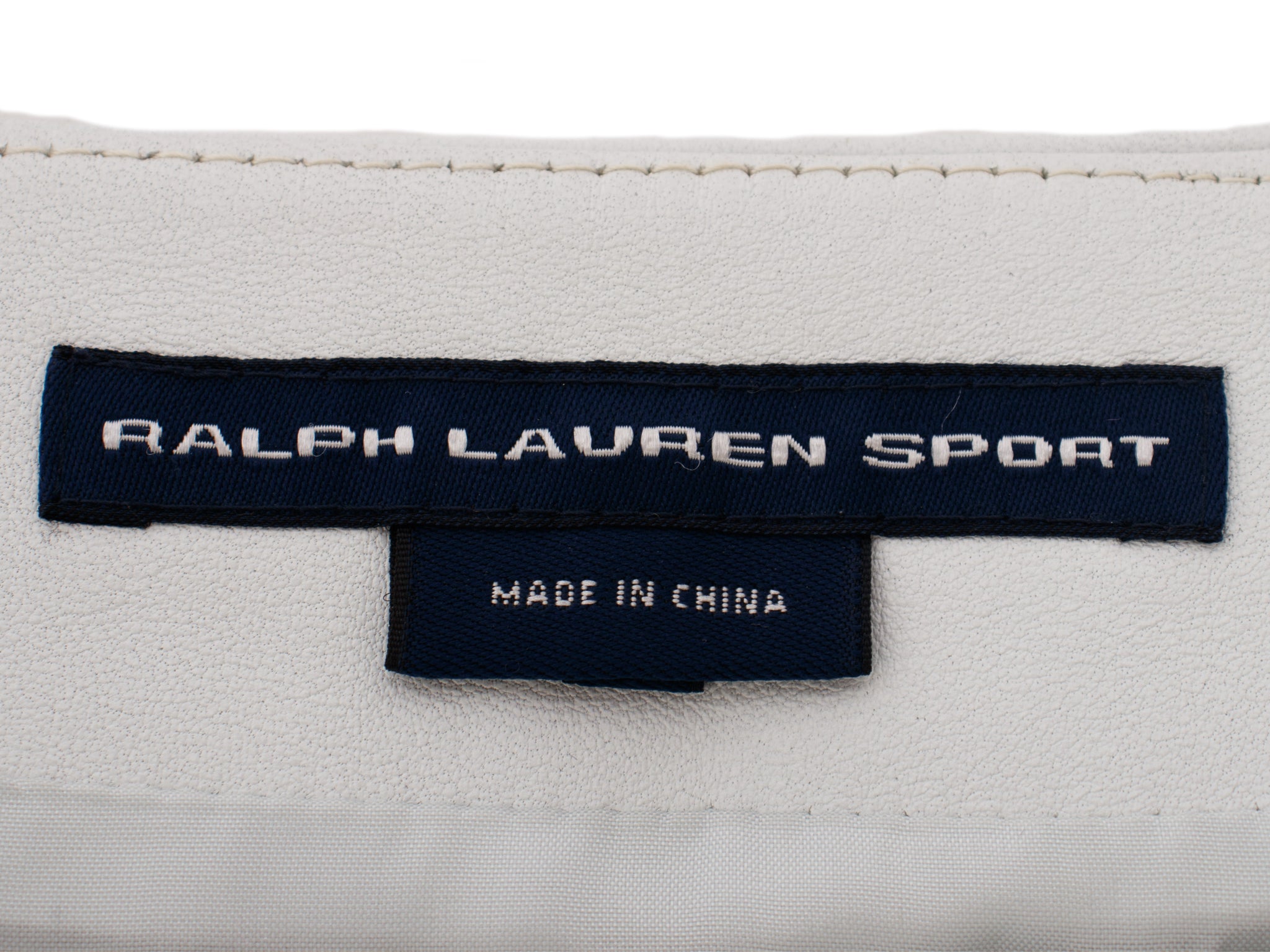 Ralph Lauren Sport Leather Utilty Wrap Skirt