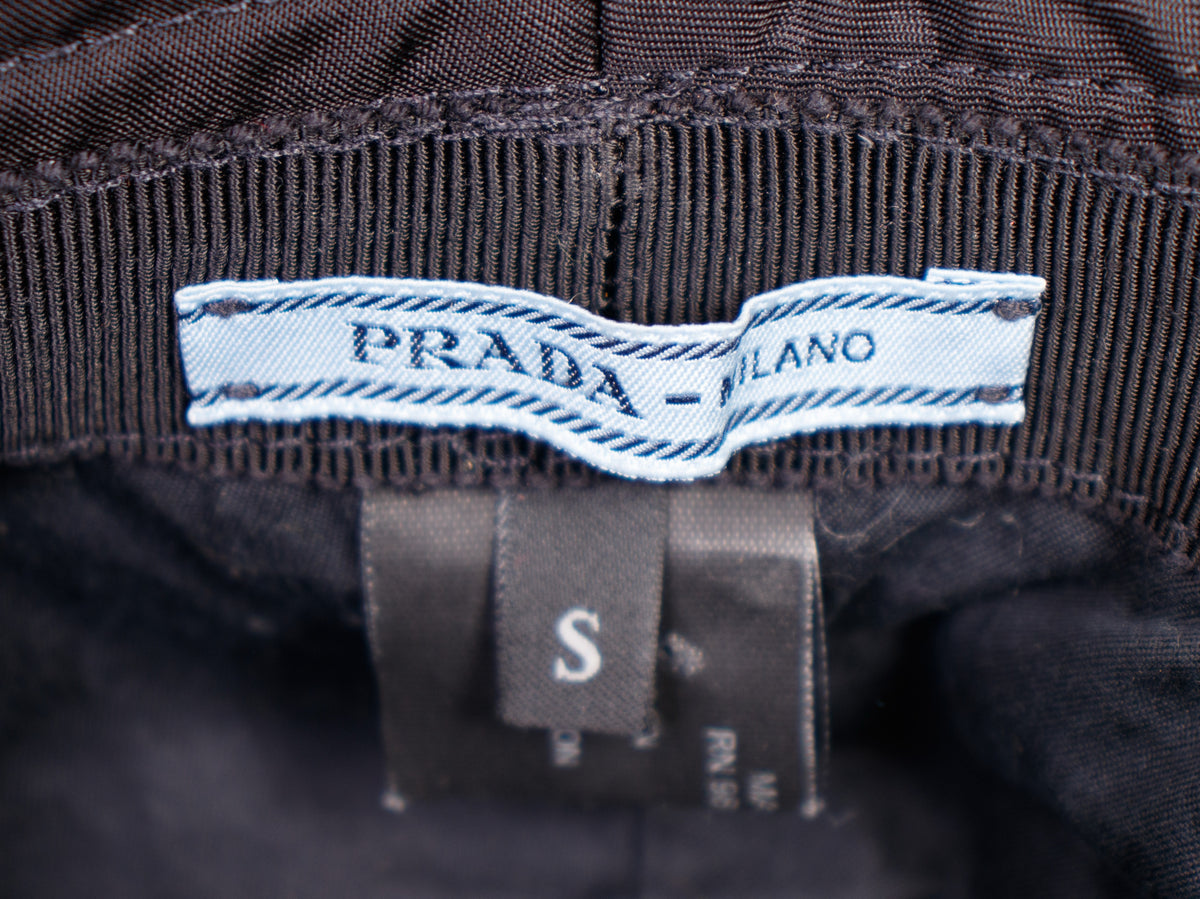 Prada Triangle Logo Bucket Hat*