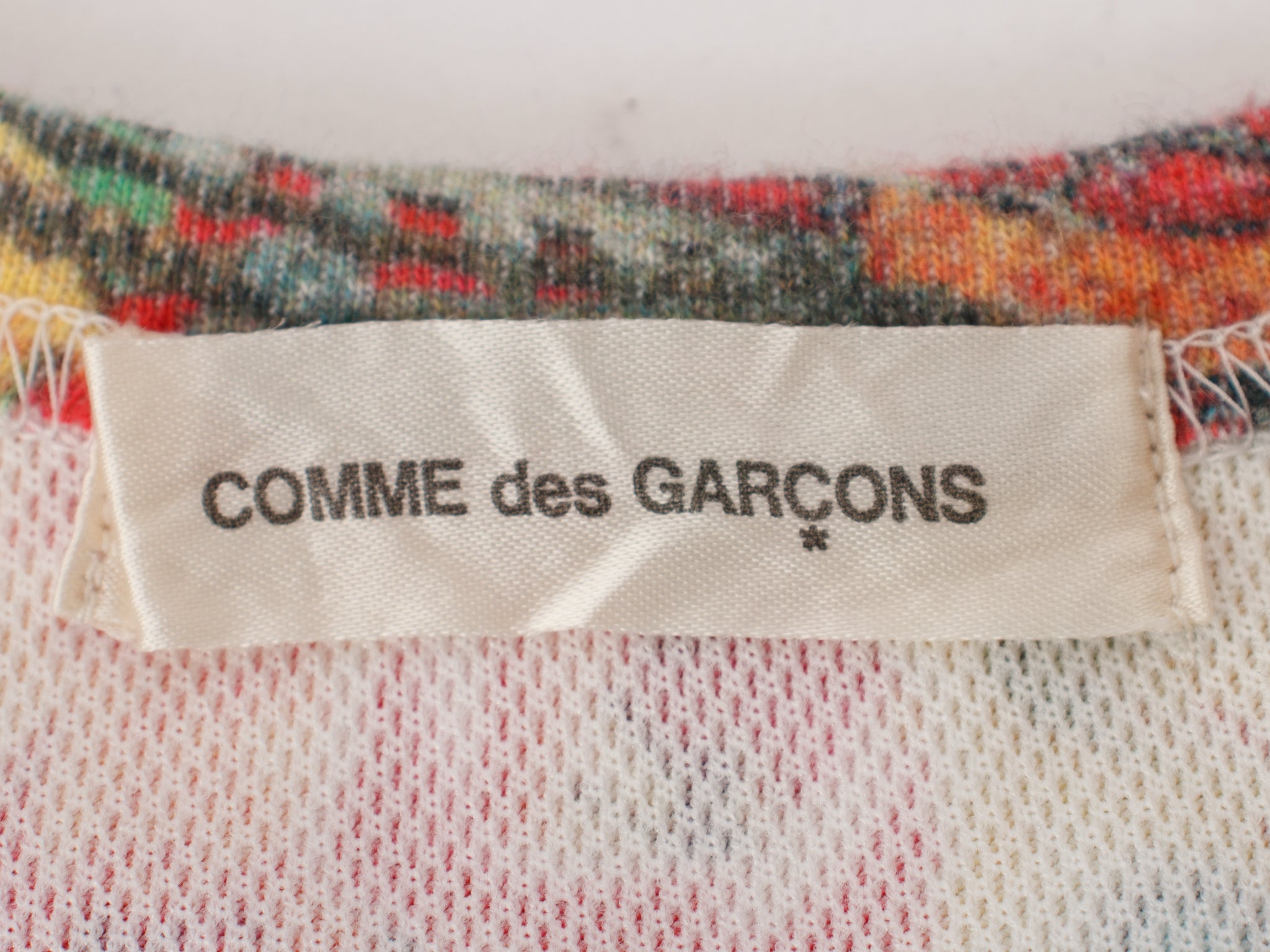 SS 2004 Comme des Garcons Floral Patch Top