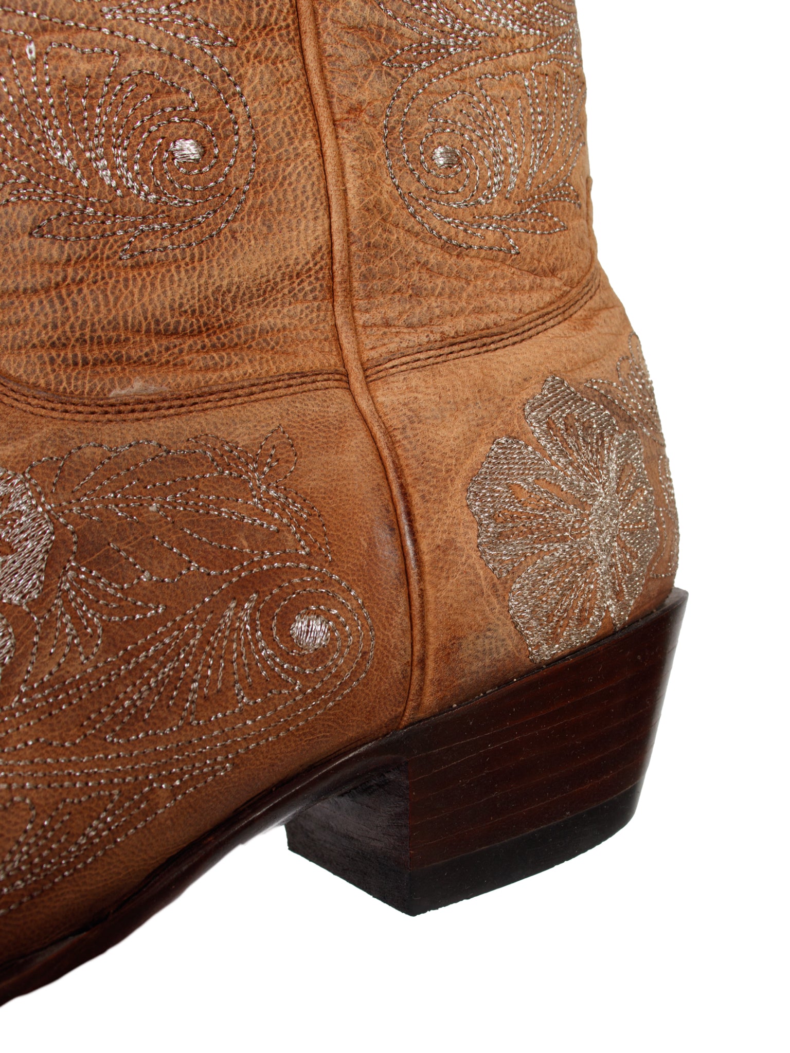 The Old Gringo Metallic Floral Embroidery Cowboy Boots