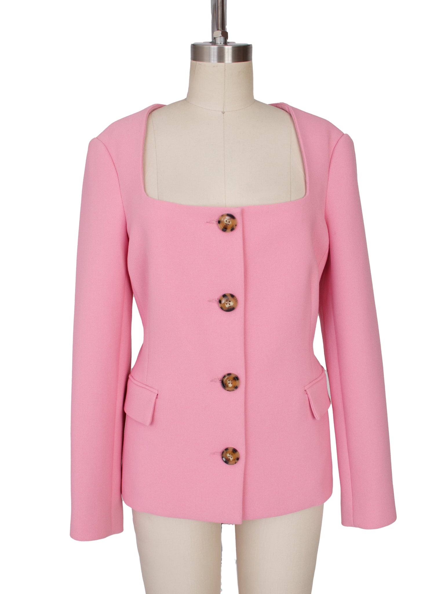 Veronica Beard Ria Square Neck Blazer