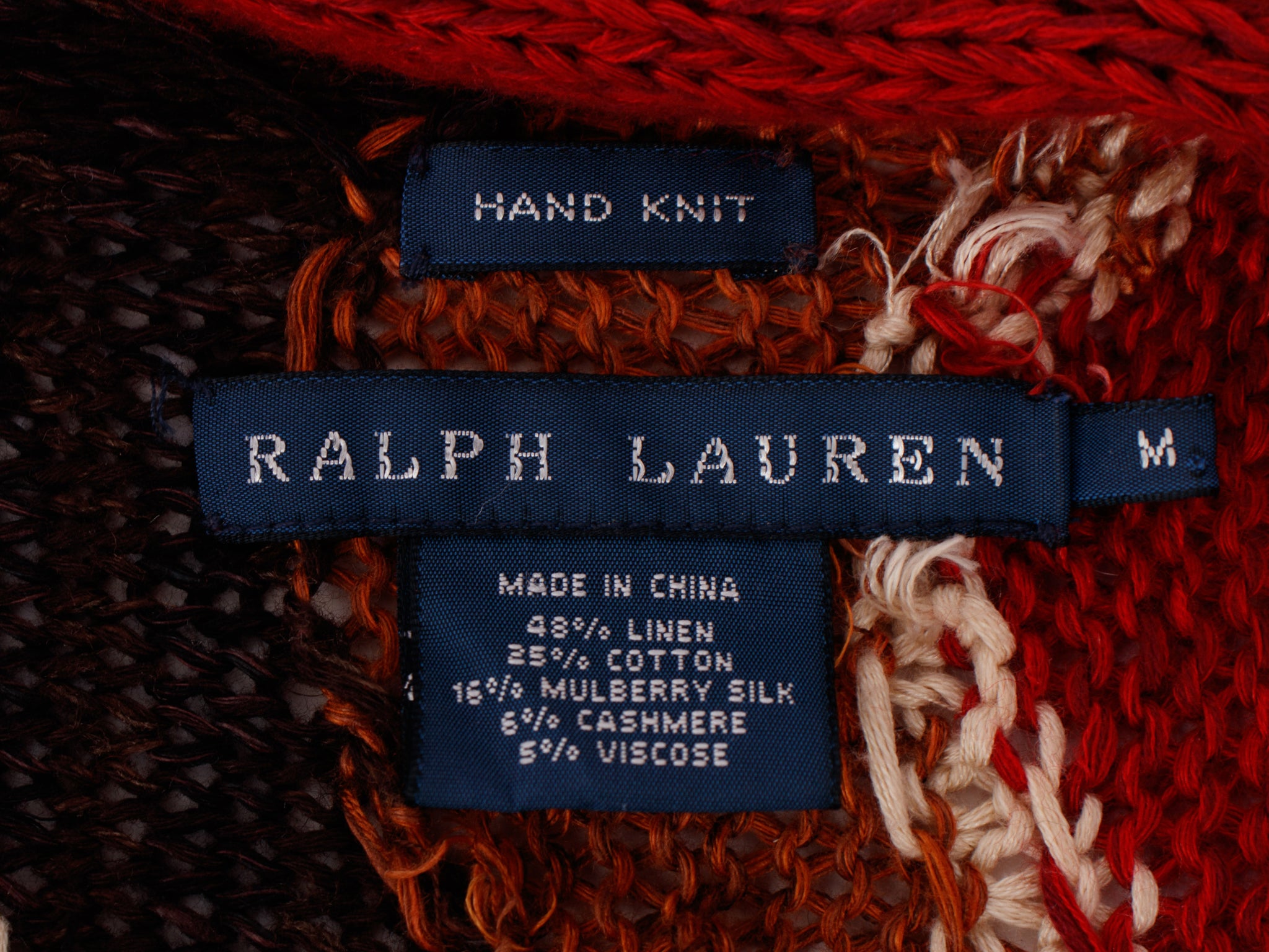 Ralph Lauren Fringe Asymmetrical Cardigan