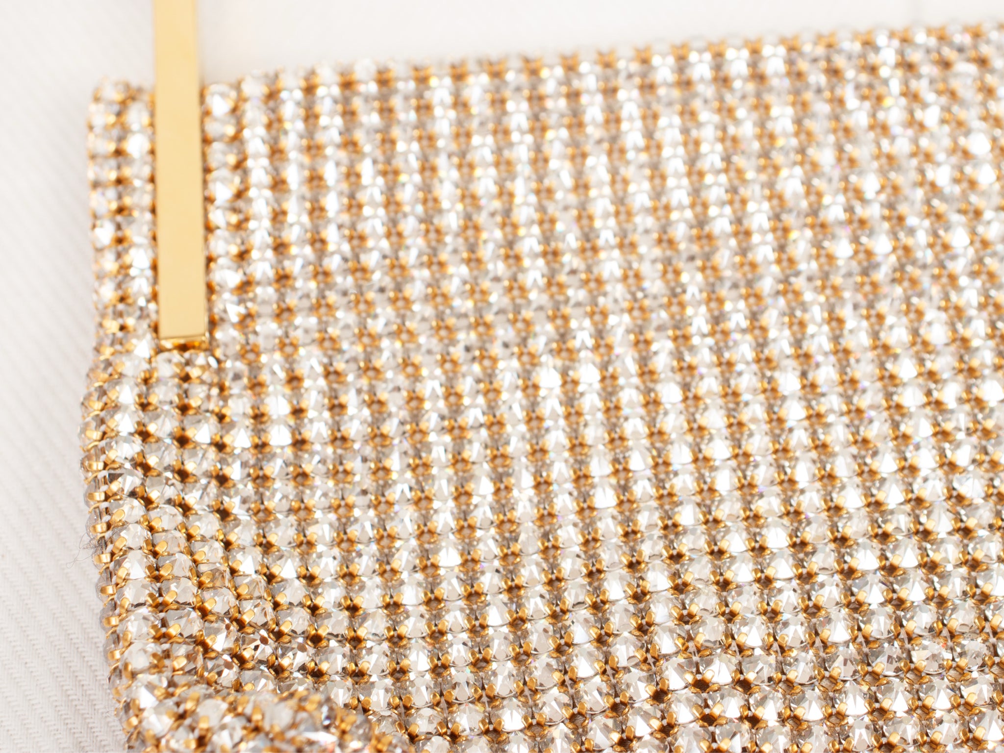Saint Laurent Suzanne Crystal Shoulder Bag
