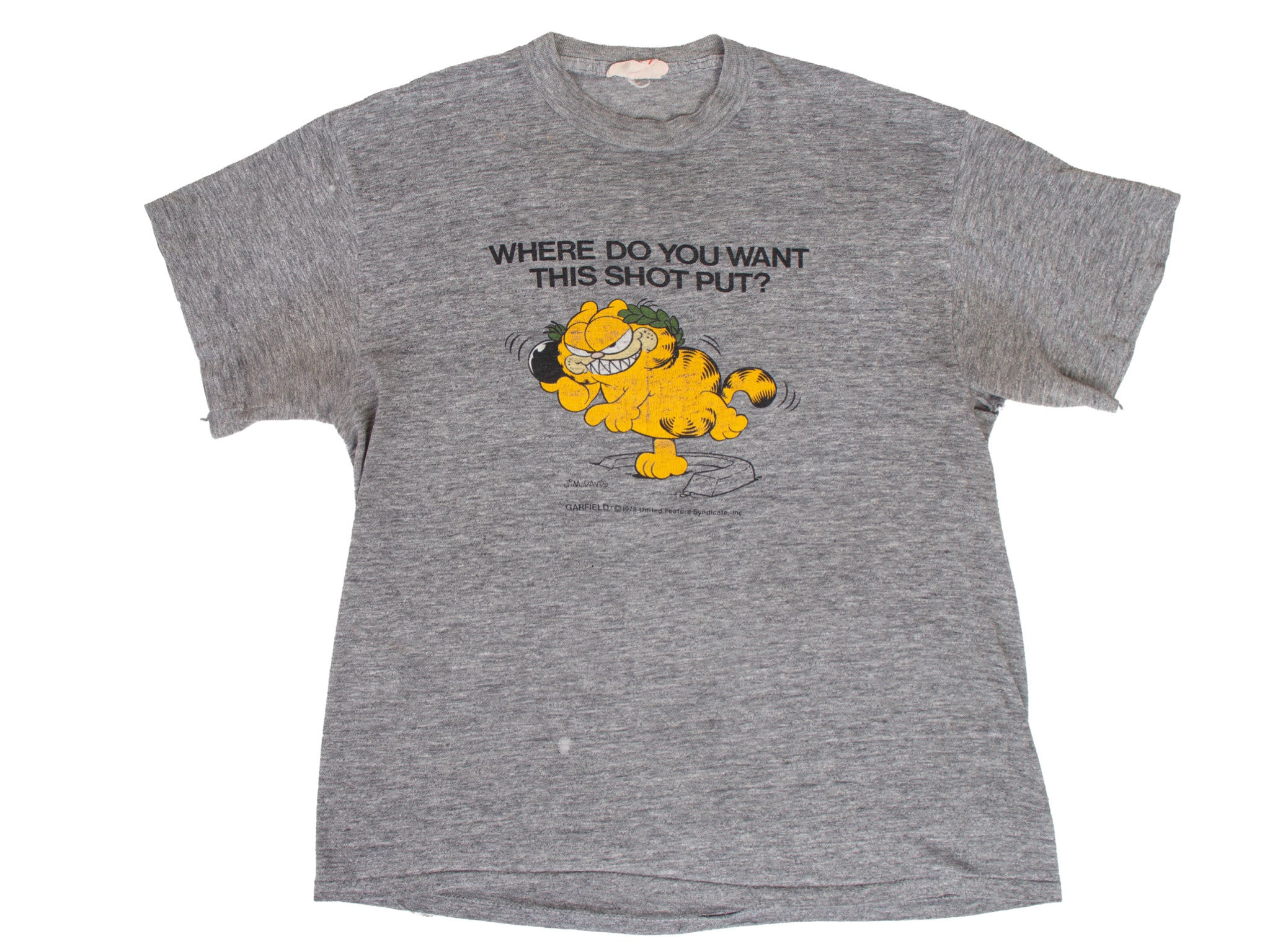 1978 Garfield Novelty Bowling Tee