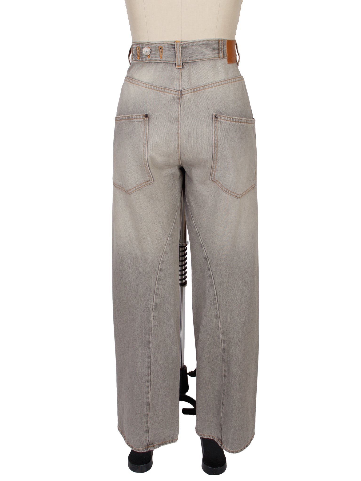6397 Twisted Seam Wide Leg Jeans