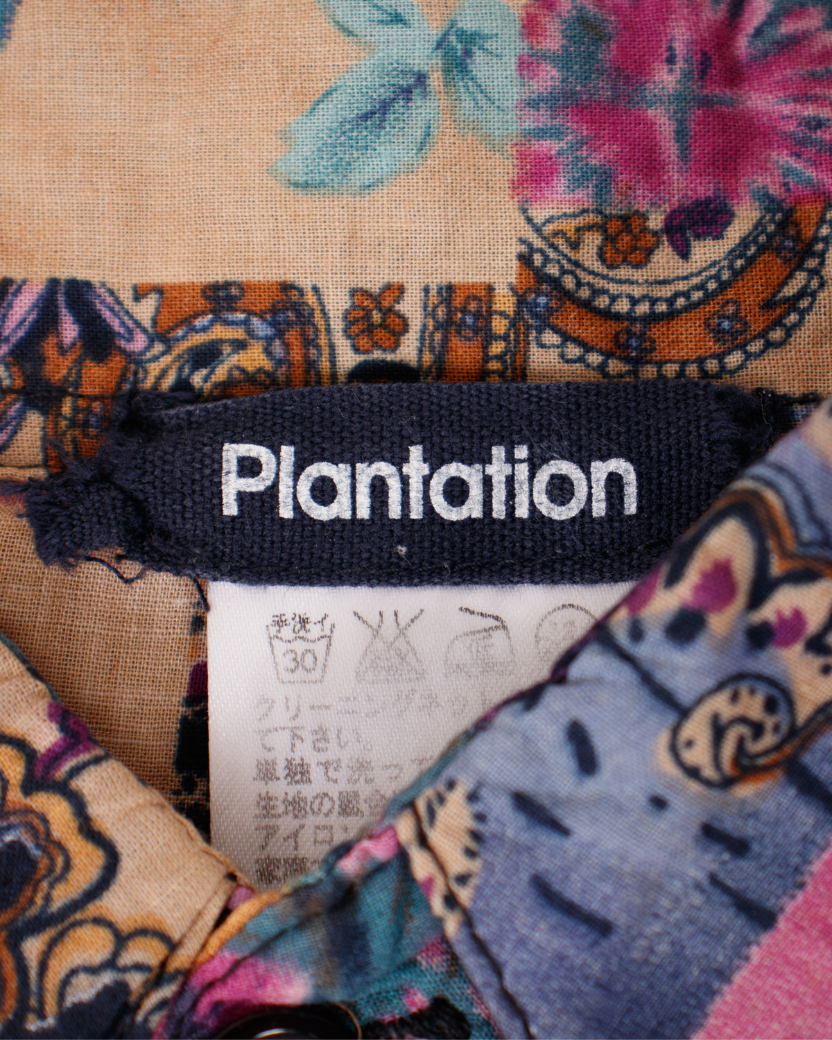1996 Plantation Rose Patchwork Print Shirt