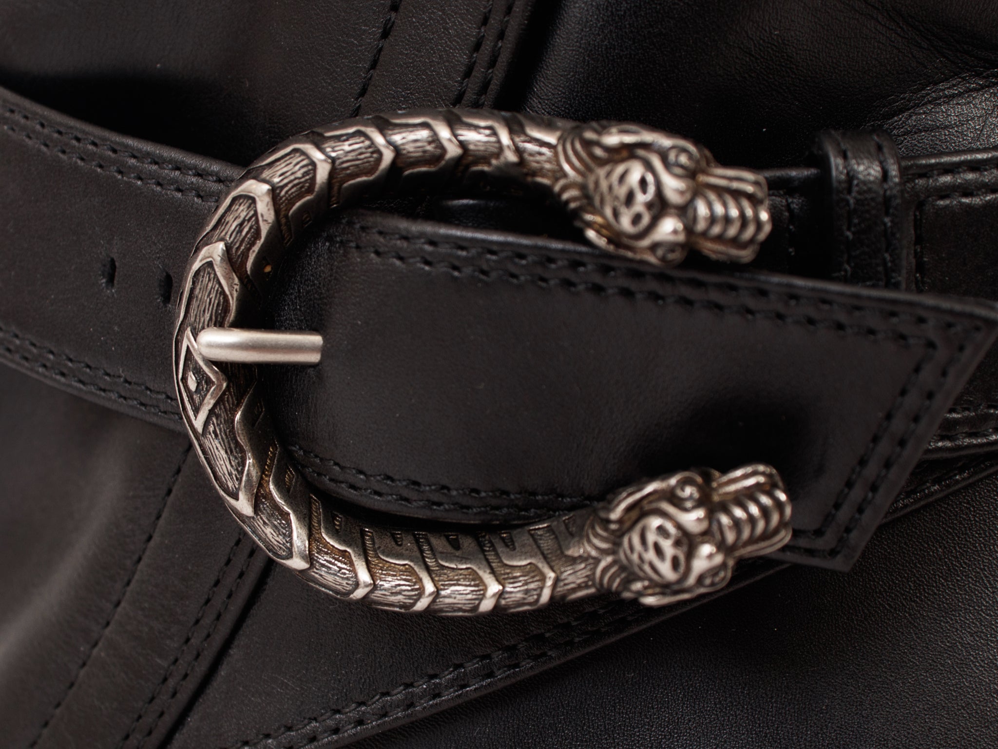 Gucci Dionysus Ankle Wrap Buckle Boots