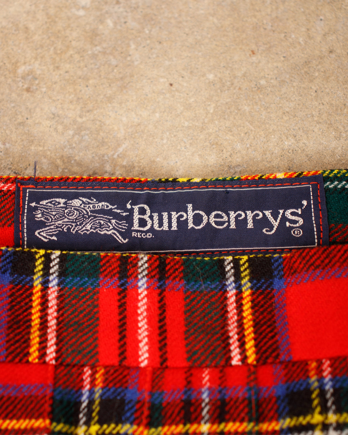 Burberry's Wool Tartan Kilt Skirt