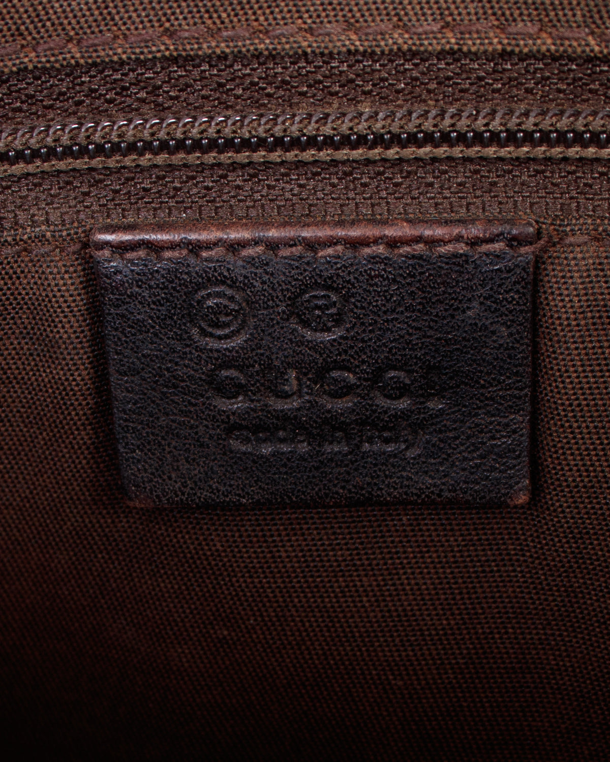 Gucci Calfskin Horsebit Embossed Crossbody Bag