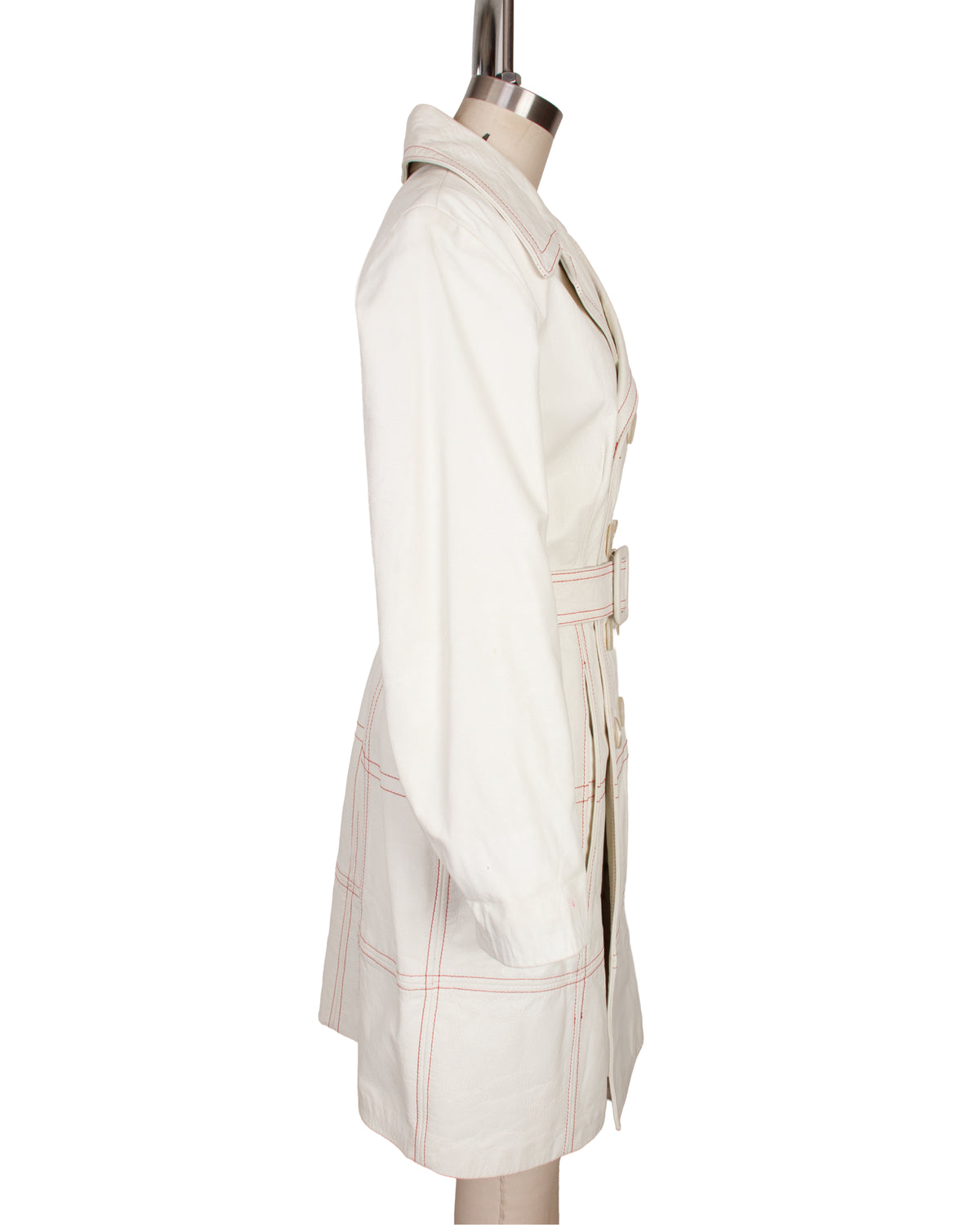 Diesel Leather Trench Coat