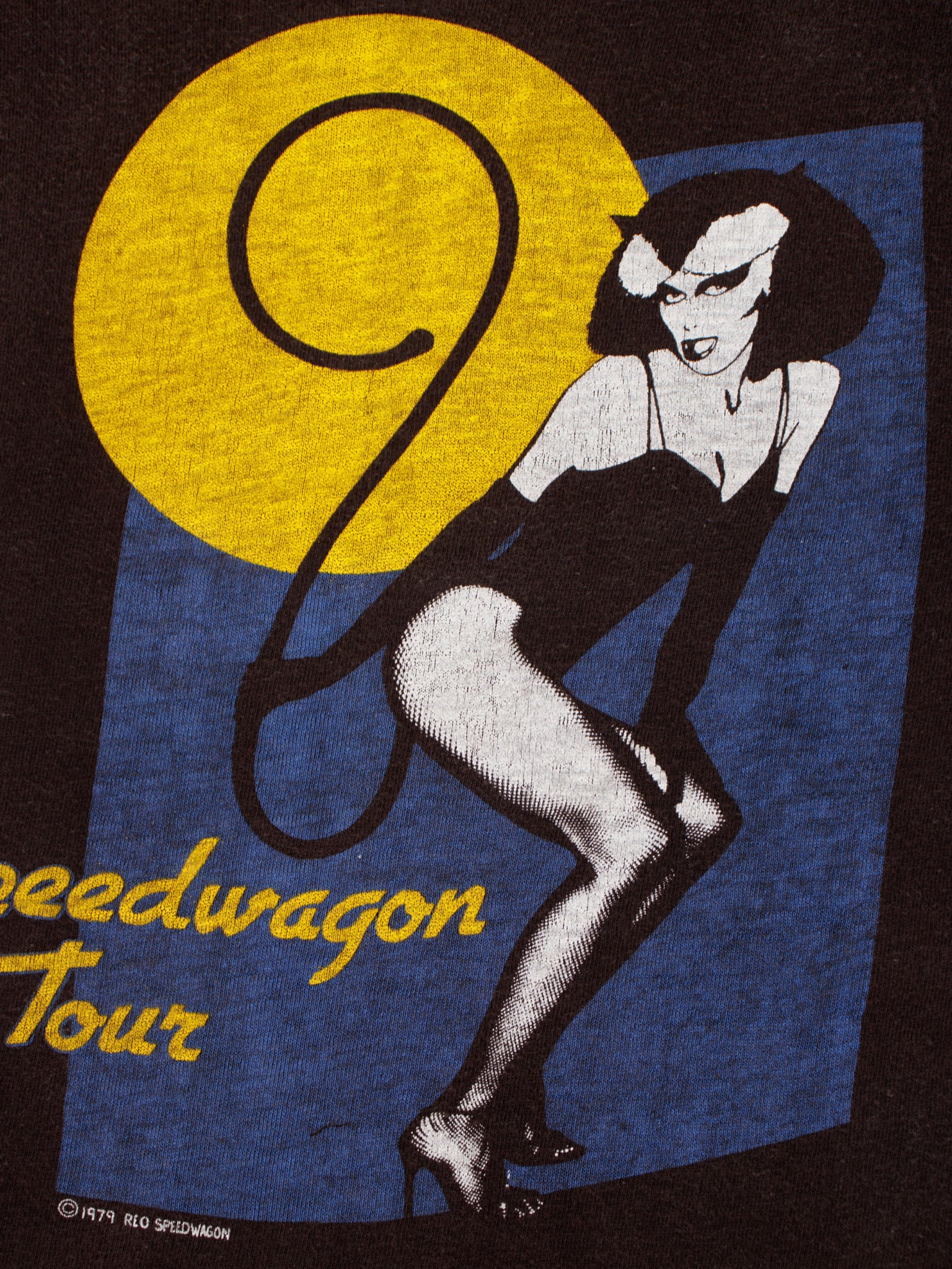 1979 Reo Speedwagon 9 Lives Tour Cutoff Tee