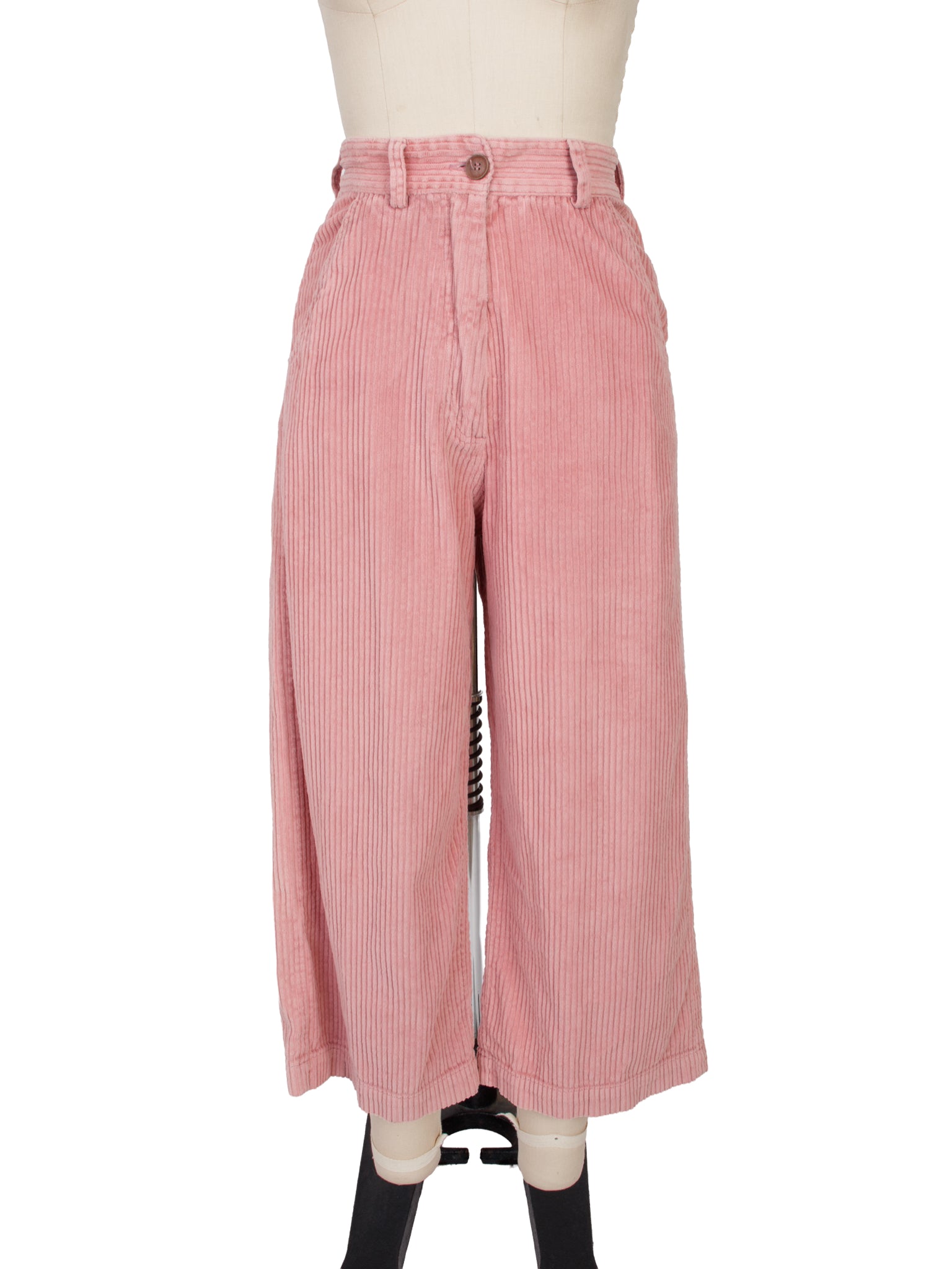 Caron Callahan Corduroy Wide Leg Trousers