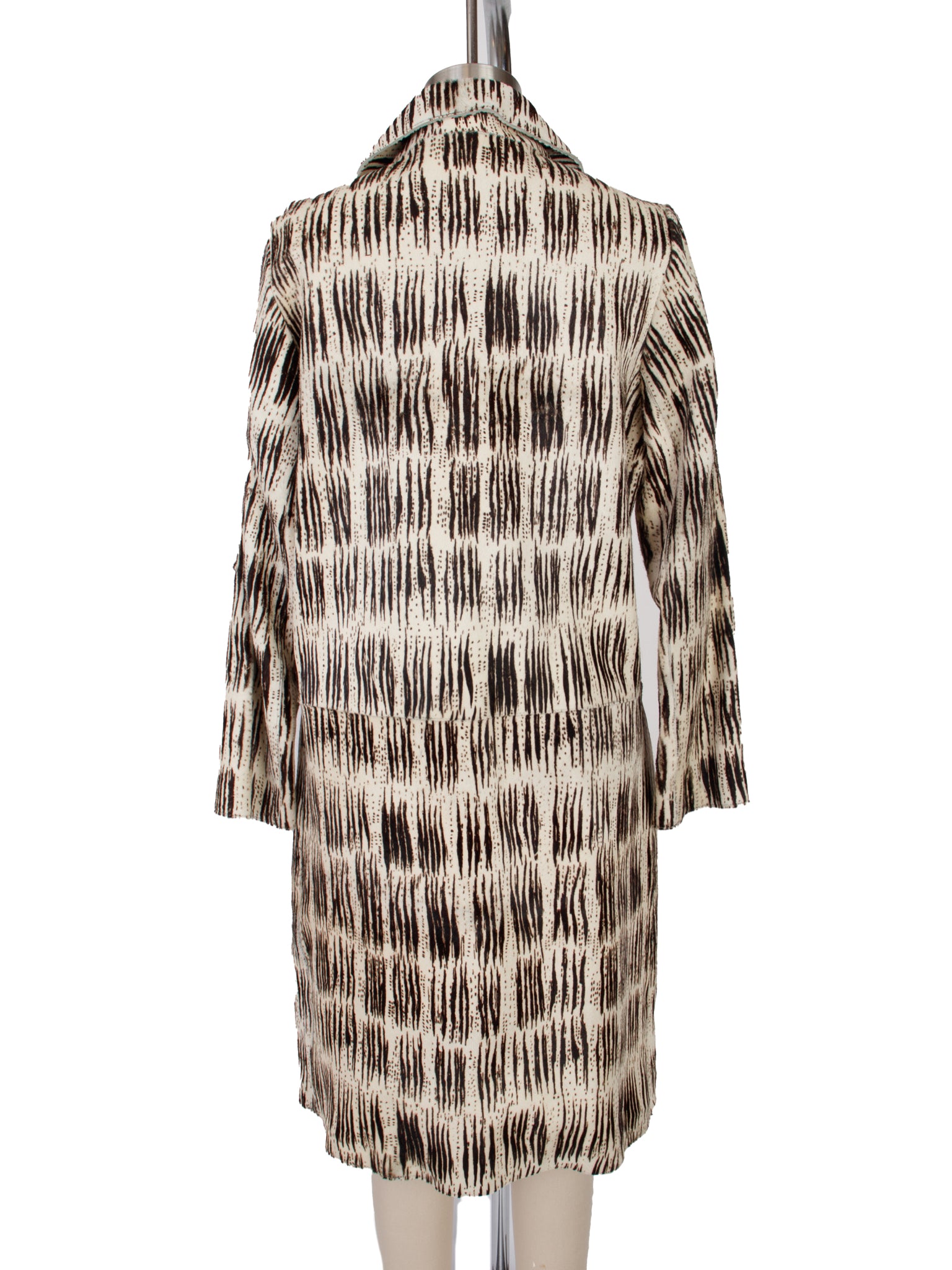Fendi Selleria Pony Hair Printed Coat