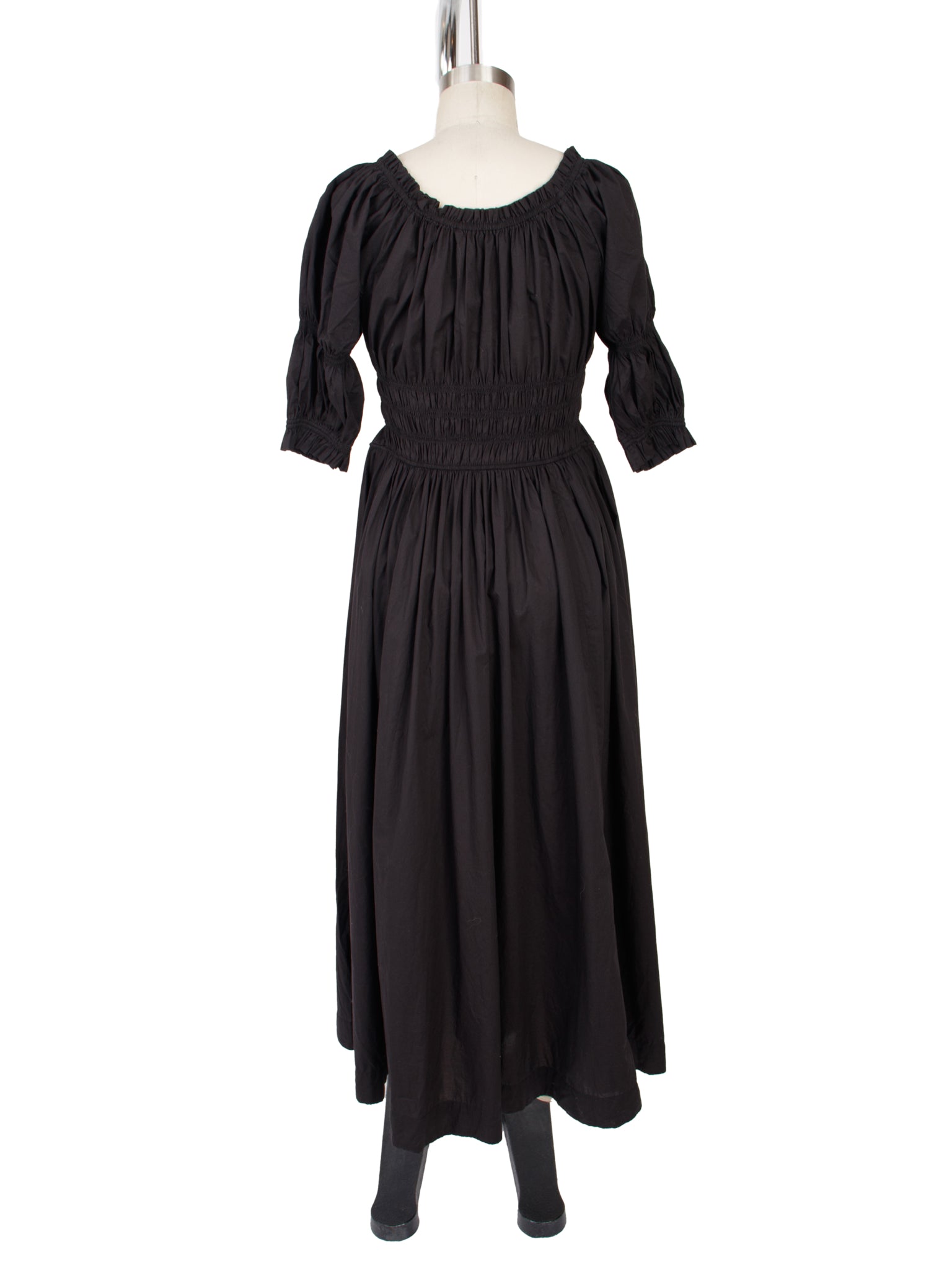 Doen "Ischia" Smocked Organic Cotton Dress