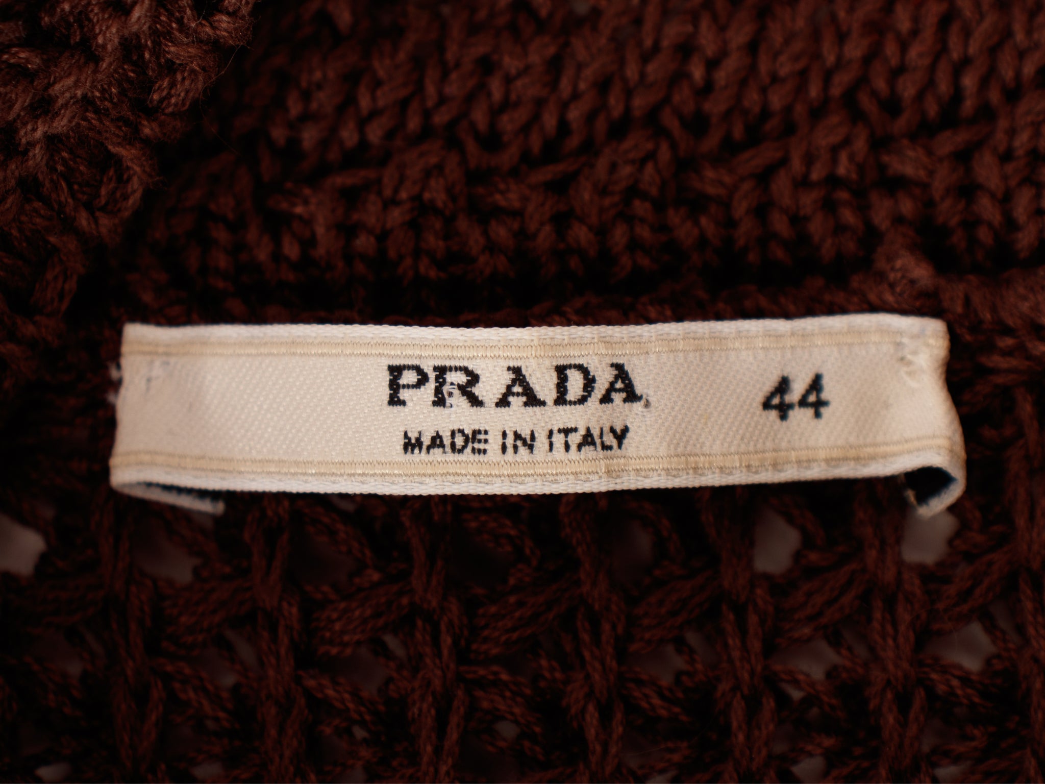 Prada Cotton Crochet Dress