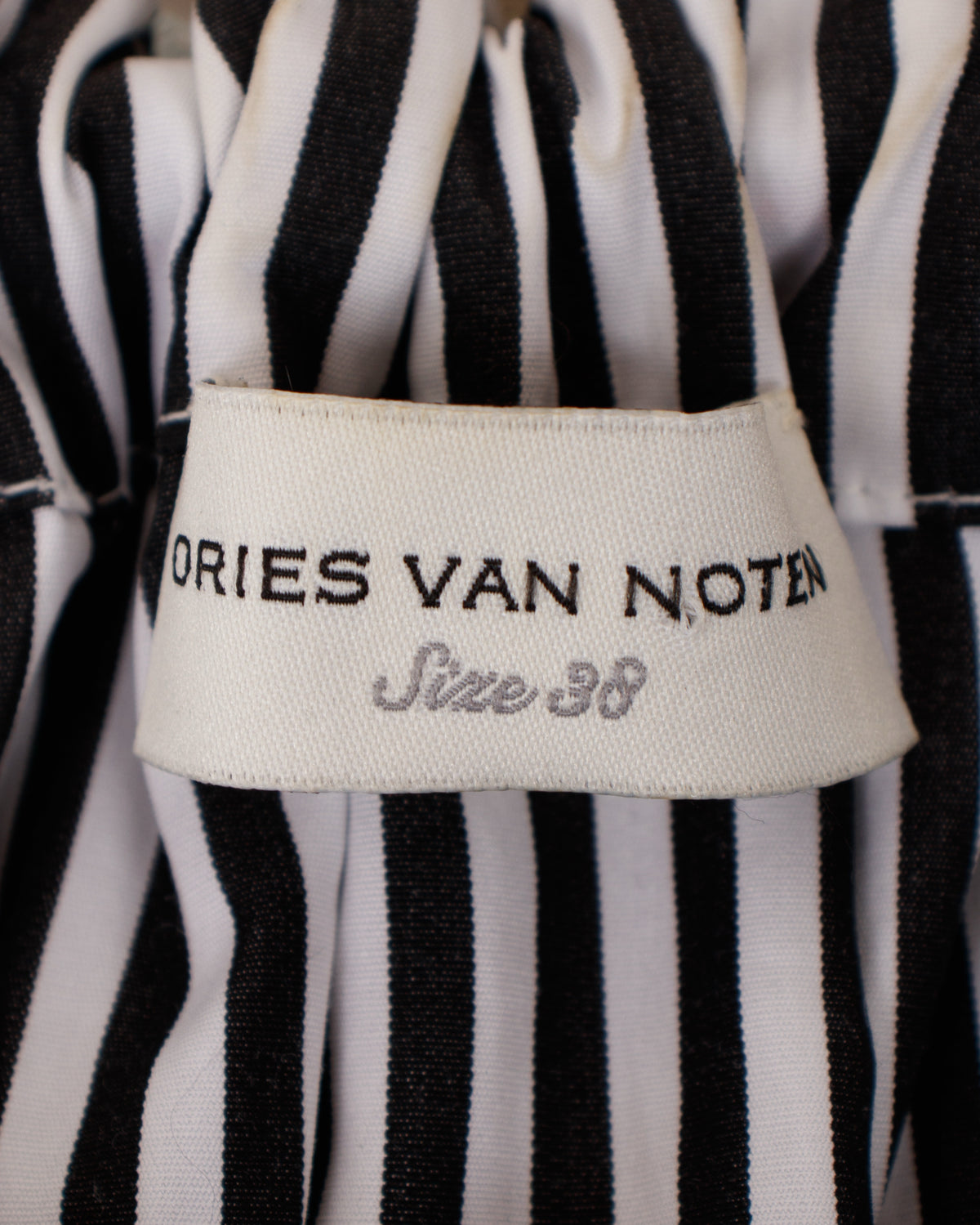 Dries Van Noten Striped Bubble Top