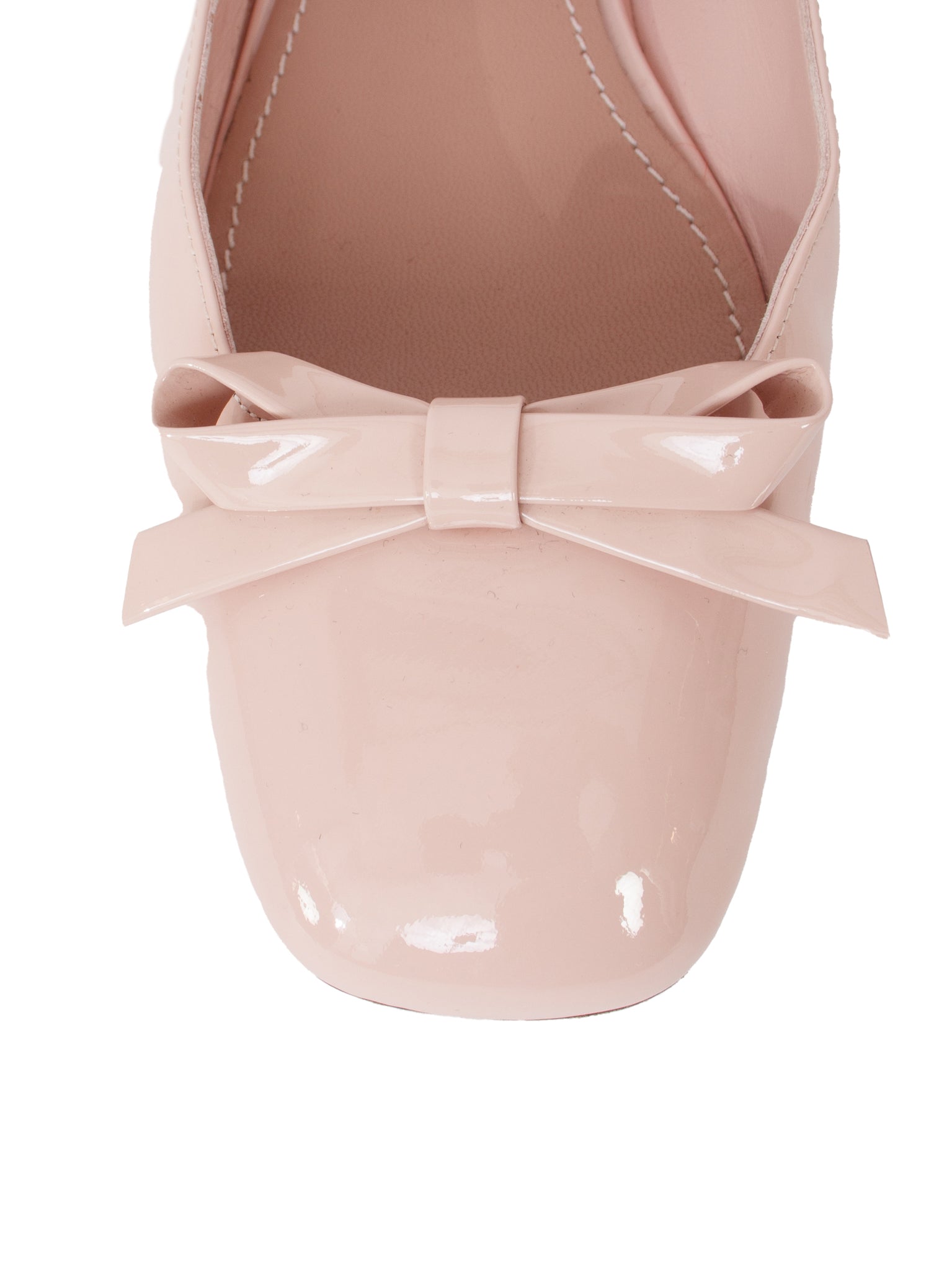 Valentino Romance Bow Patent Leather Mary Jane Flats