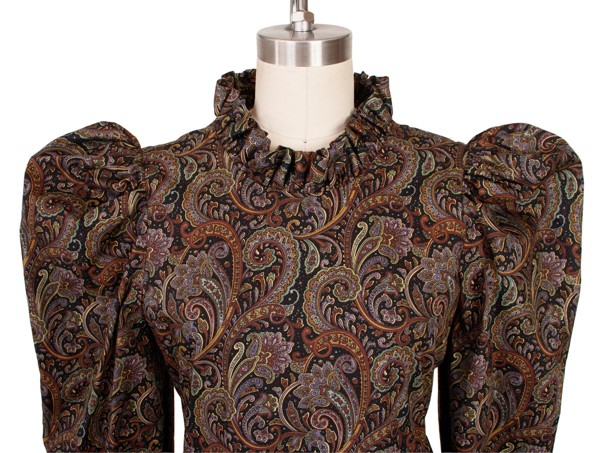 Mary Benson Paisey Smock Dress