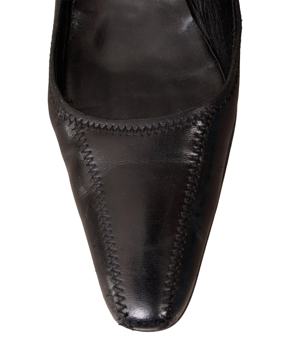 Prada Sport Leather Stitch Mary Janes