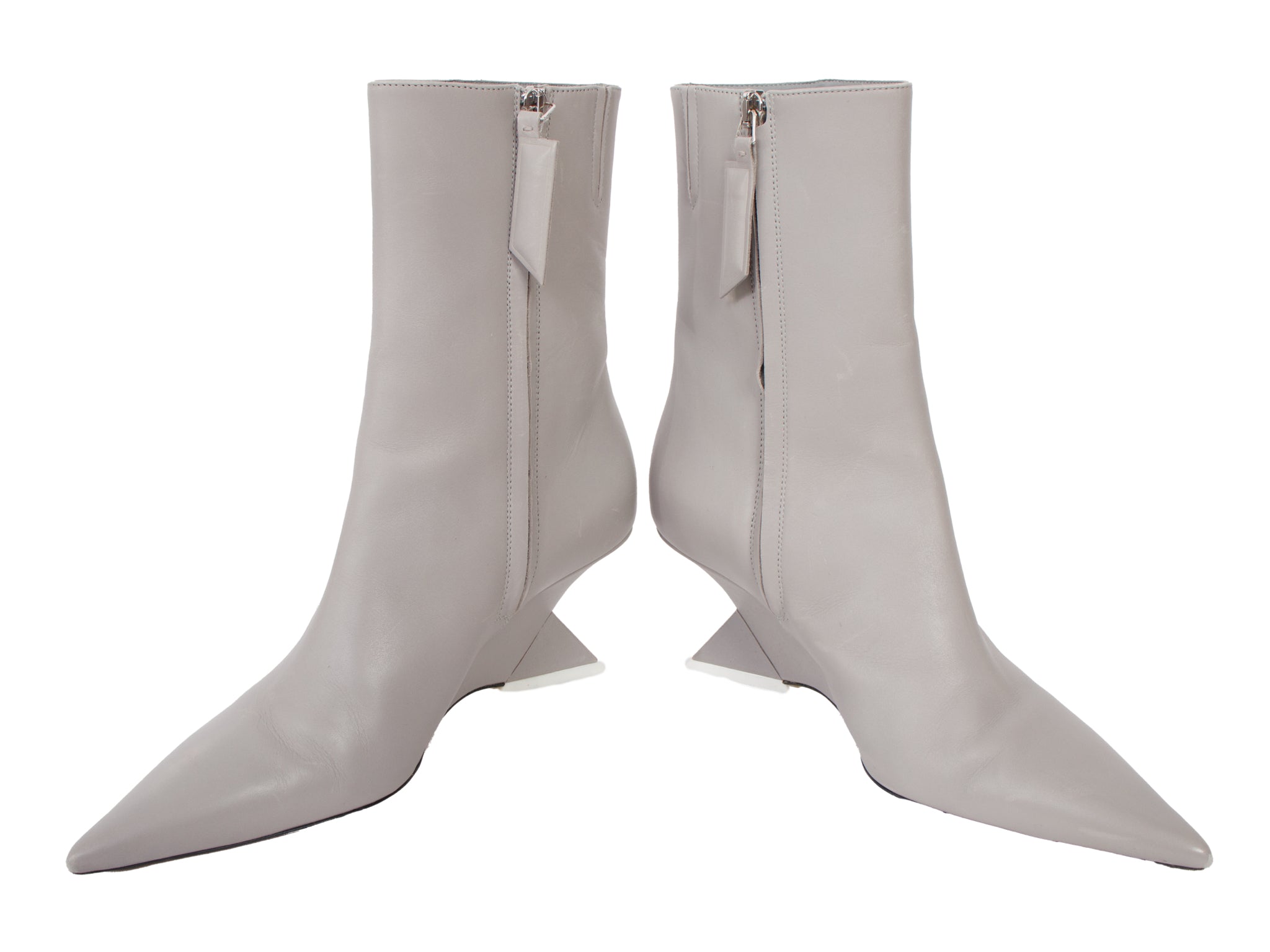 The Attico Cheope Angular Wedge Boots
