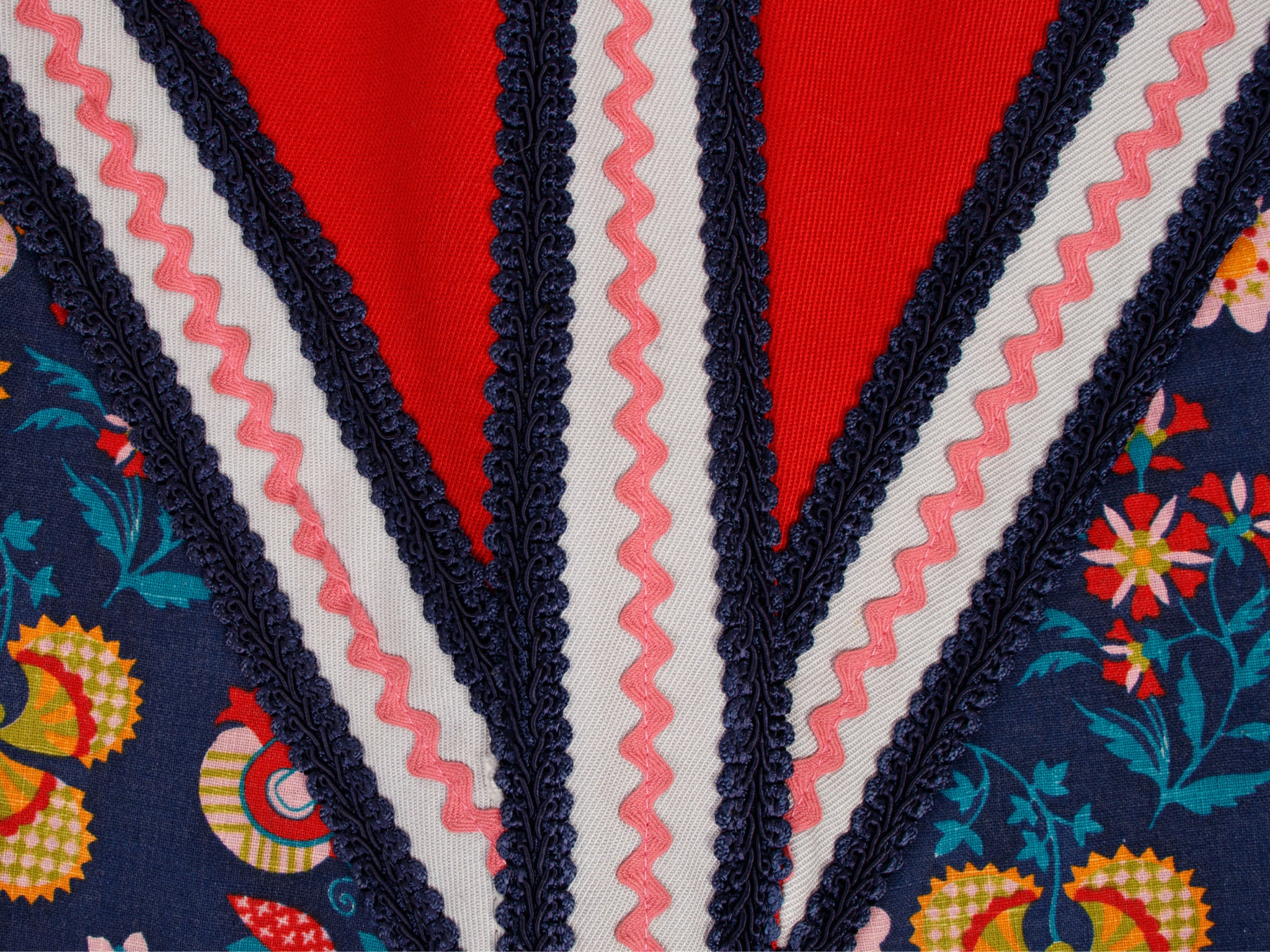 1970's Malcolm Starr Heavy Gabardine Patissmentarie Caftan