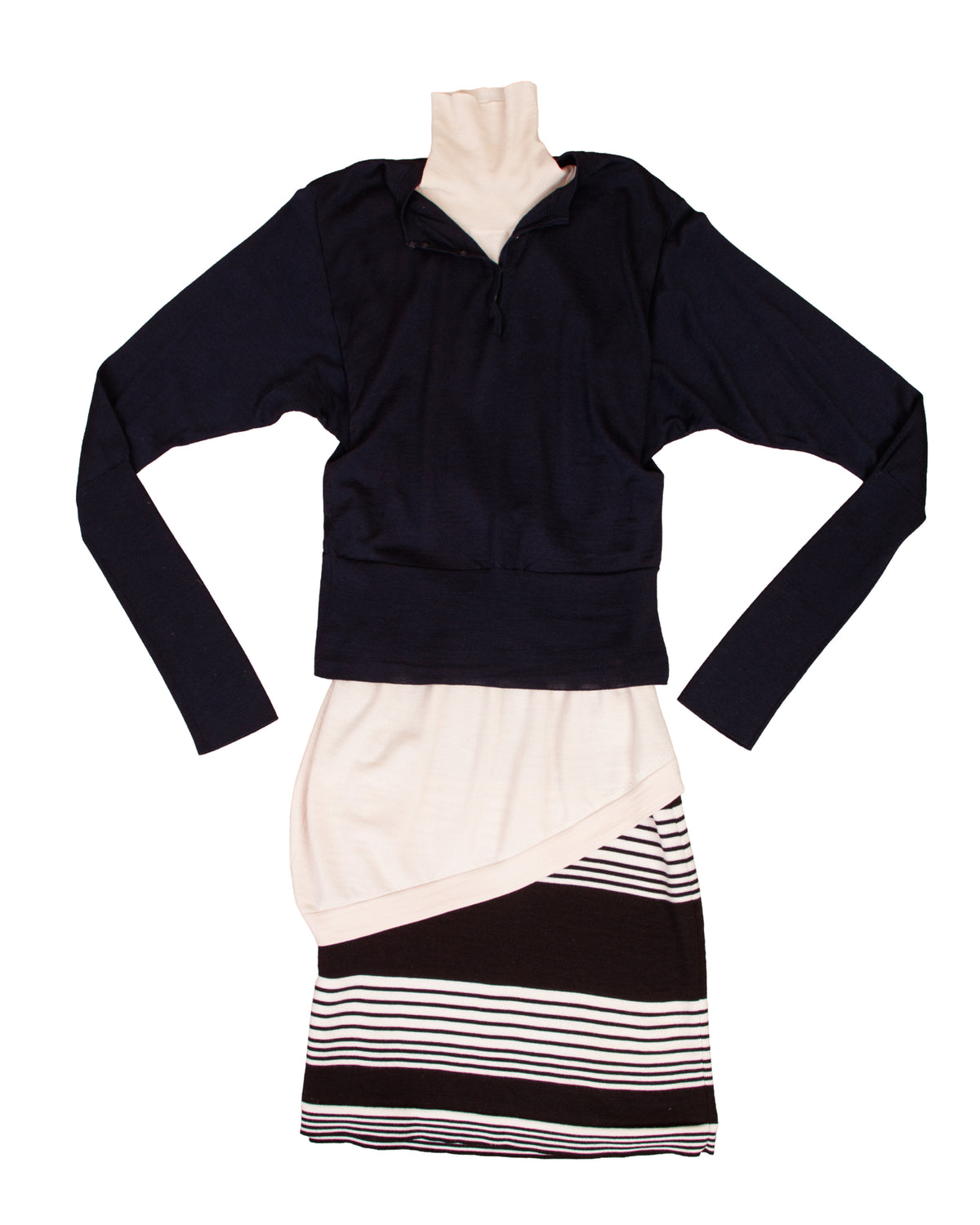 J.W. Anderson Wool Layered Sweater Dress