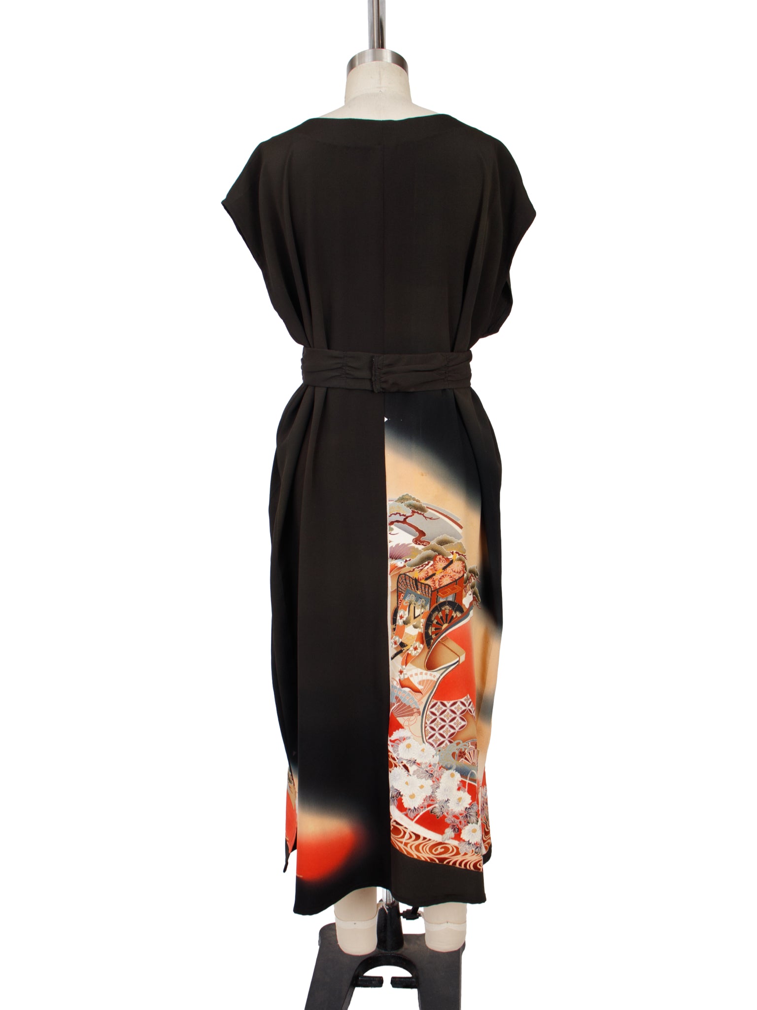 Handmade Silk Kimono Fabric Dress