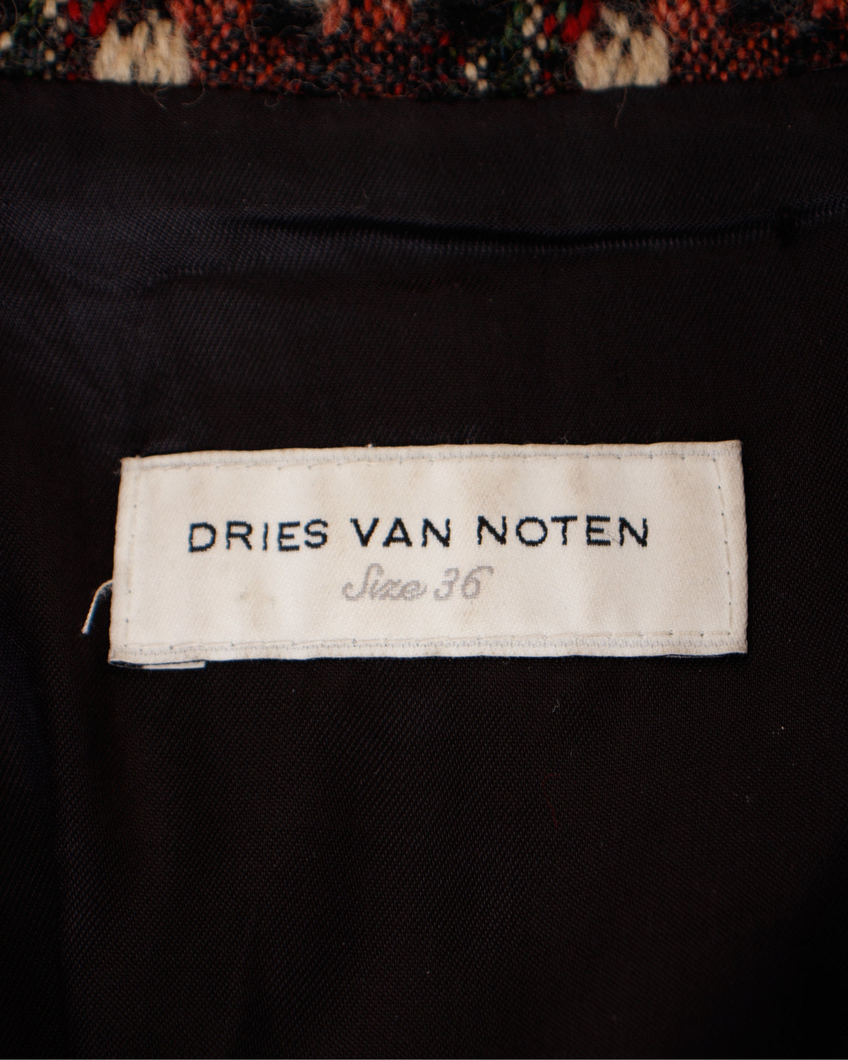 Dries Van Noten Woven Wool Blazer