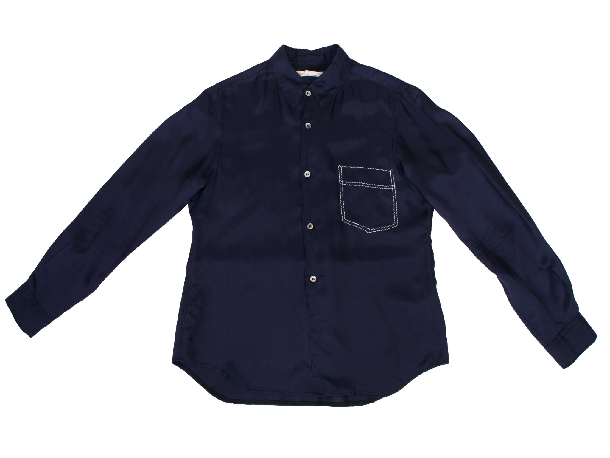 2009 Comme des Garcons Embroidered Pocket Shirt