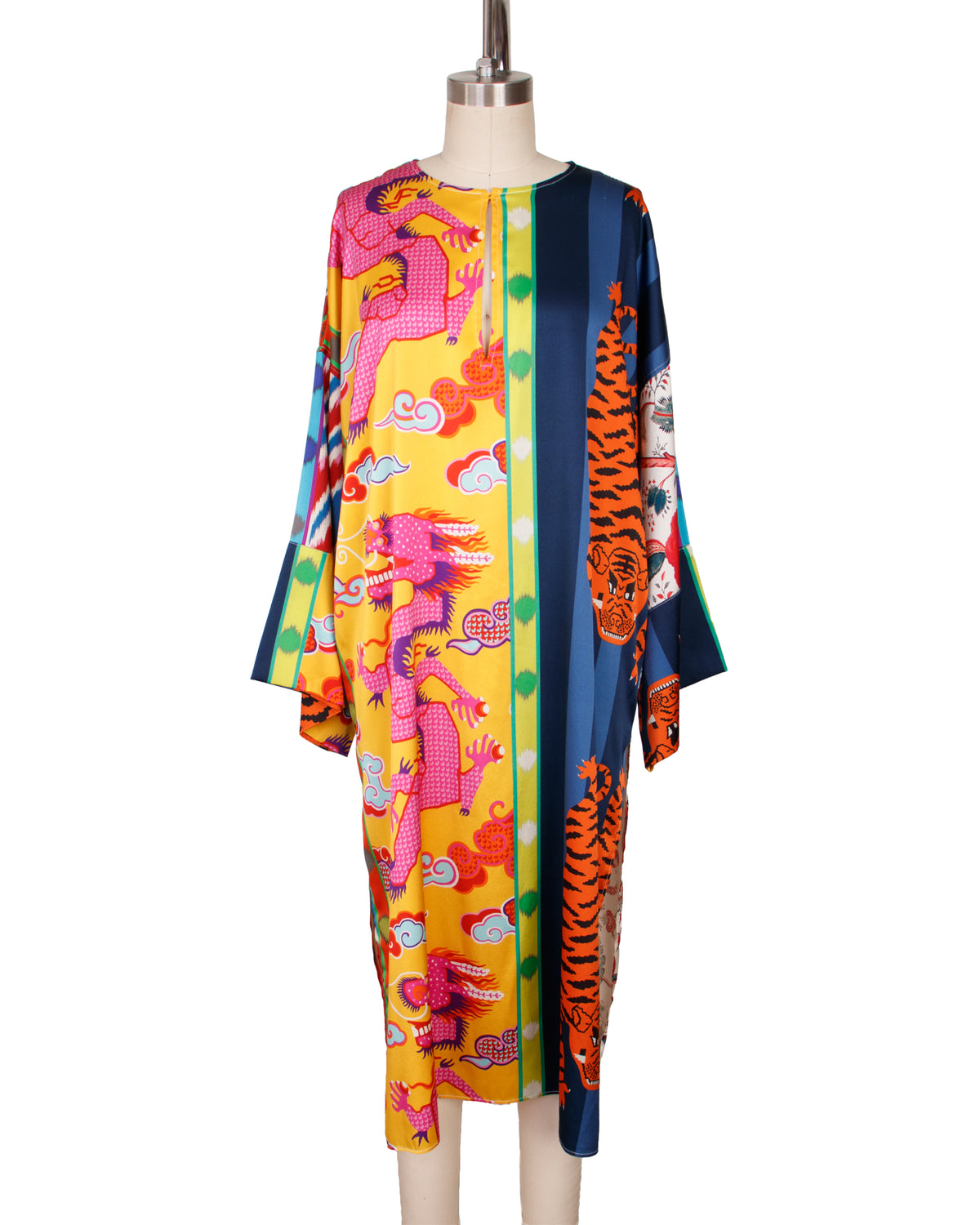 SS2020 Libertine Dragon and Tiger Print Kaftan