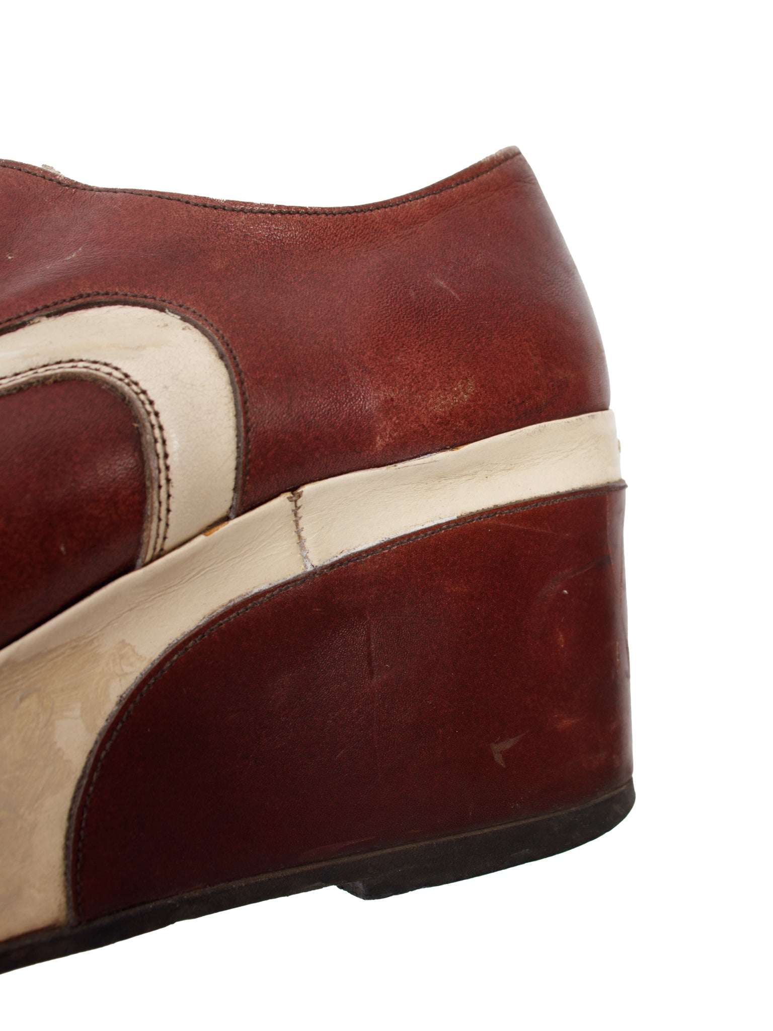 1970's Platform Diamond Oxfords