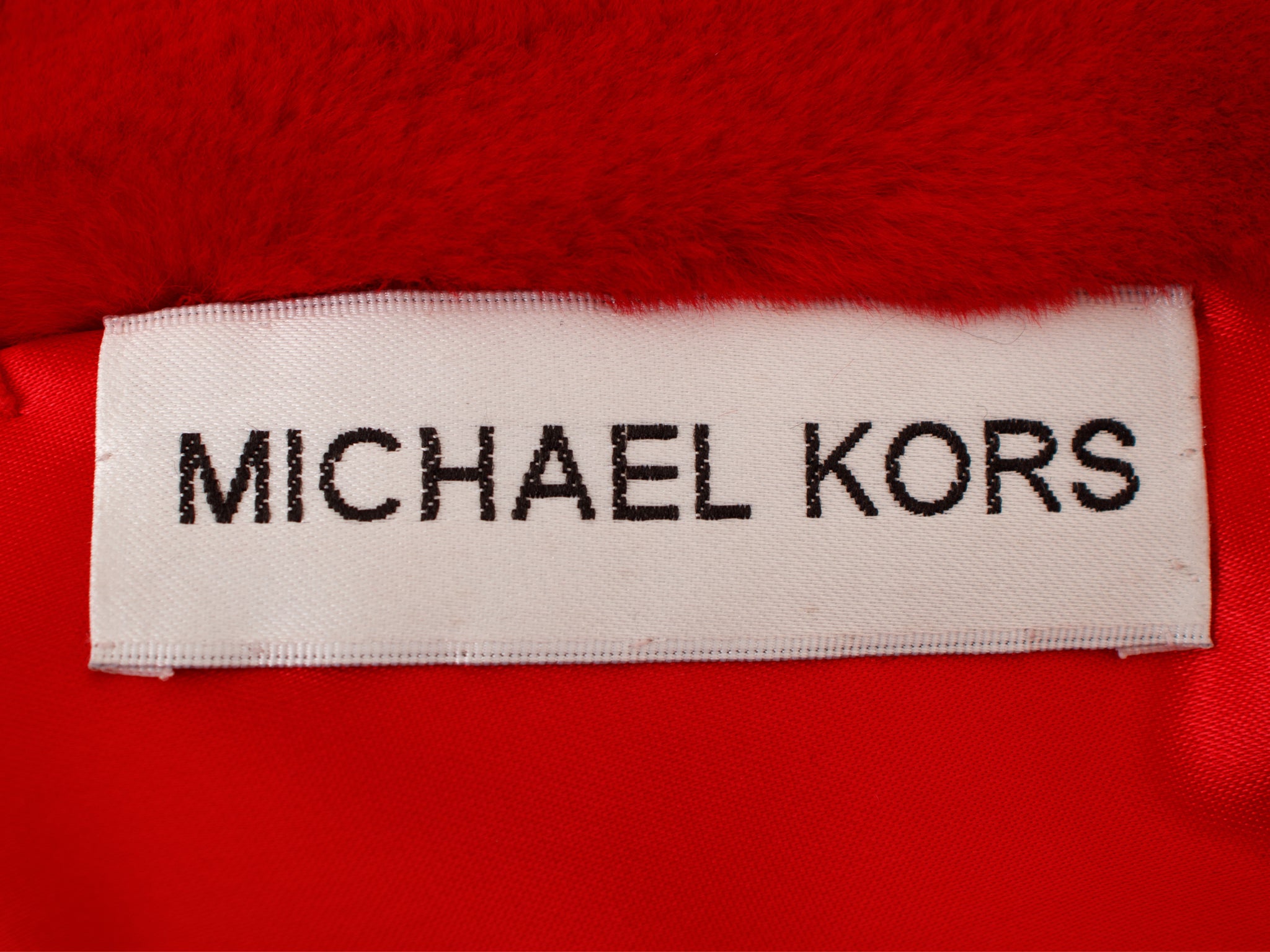 Michael Kors Sheared Fur Vest & Scarf Set