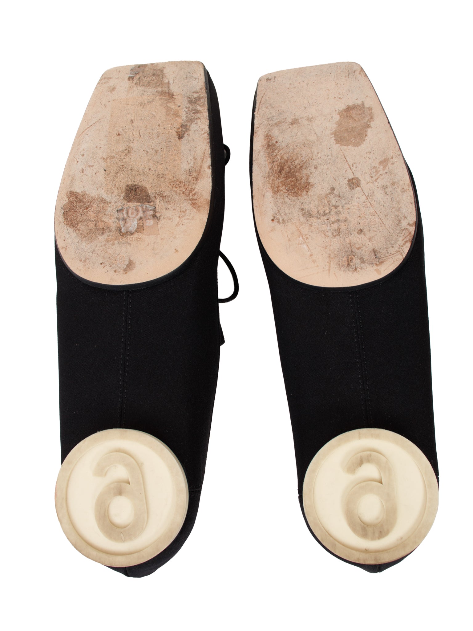 MM6 Maison Margiela Square Toe Ballet Flats