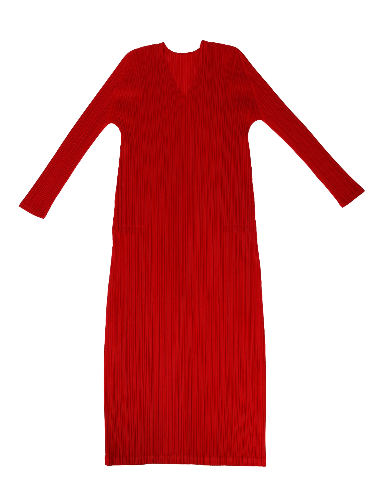 pleats please red dress Pleats Please Issey Miyake Pliss Dress | Red