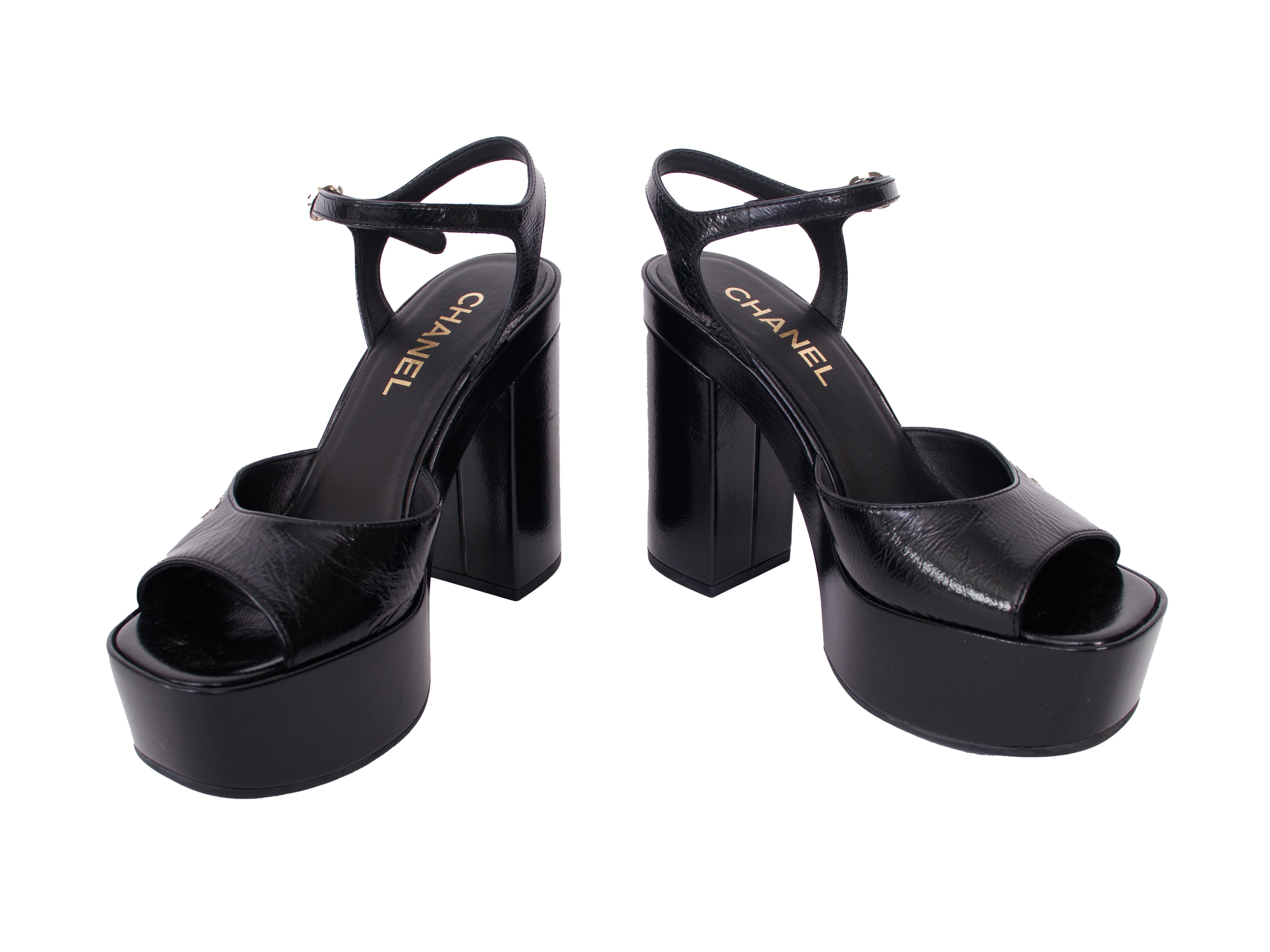 2024 Chanel Platform Sandals | Mercy Vintage