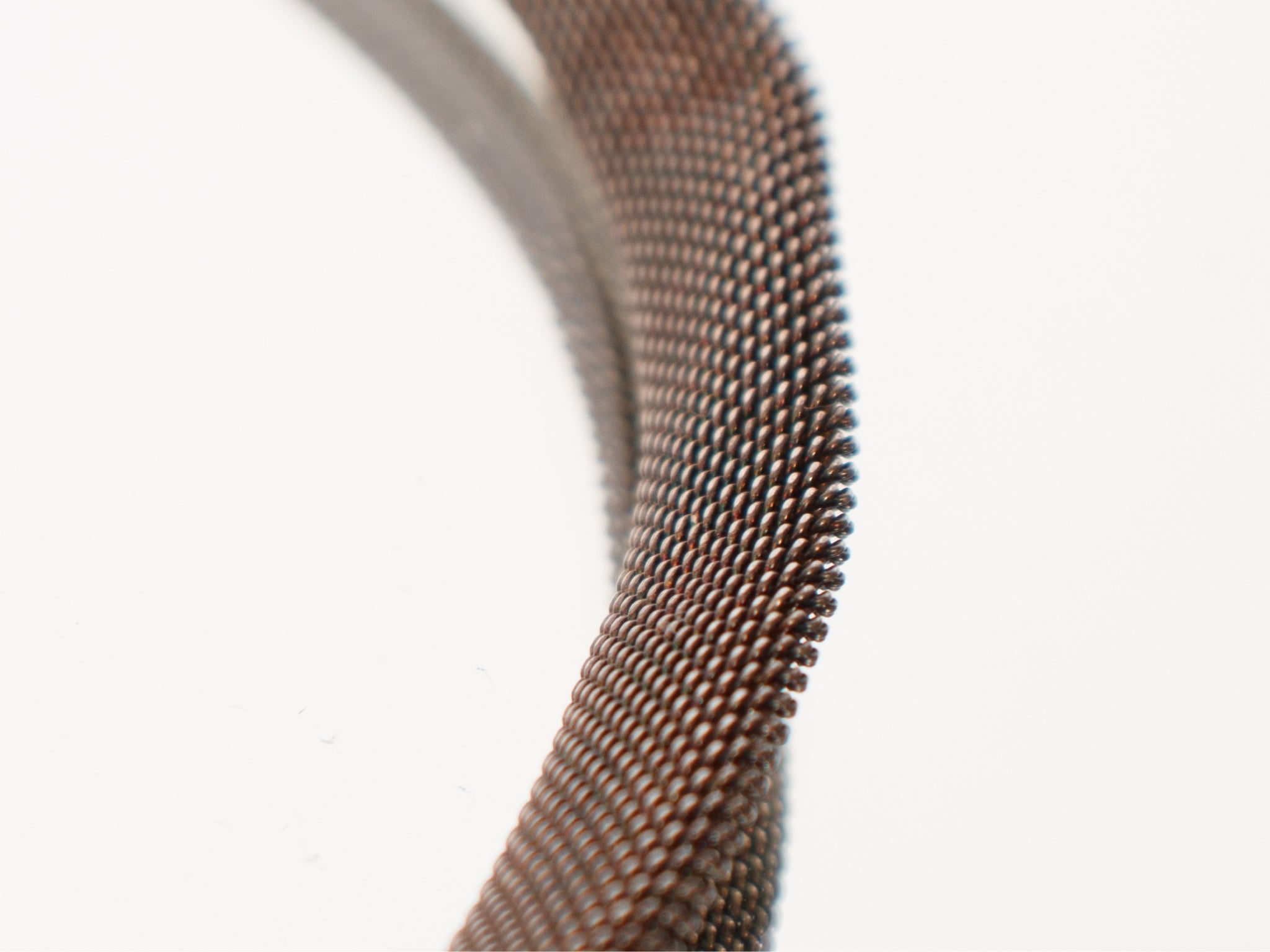 Silver Two Headed Snake Mesh Chain Choker