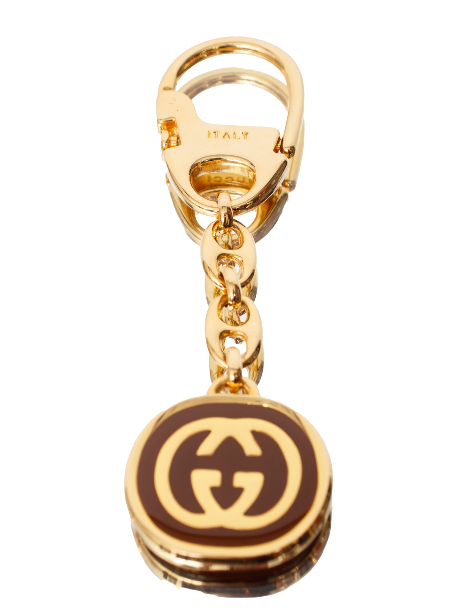 Gucci GG Logo Mariner Chain Bag Charm