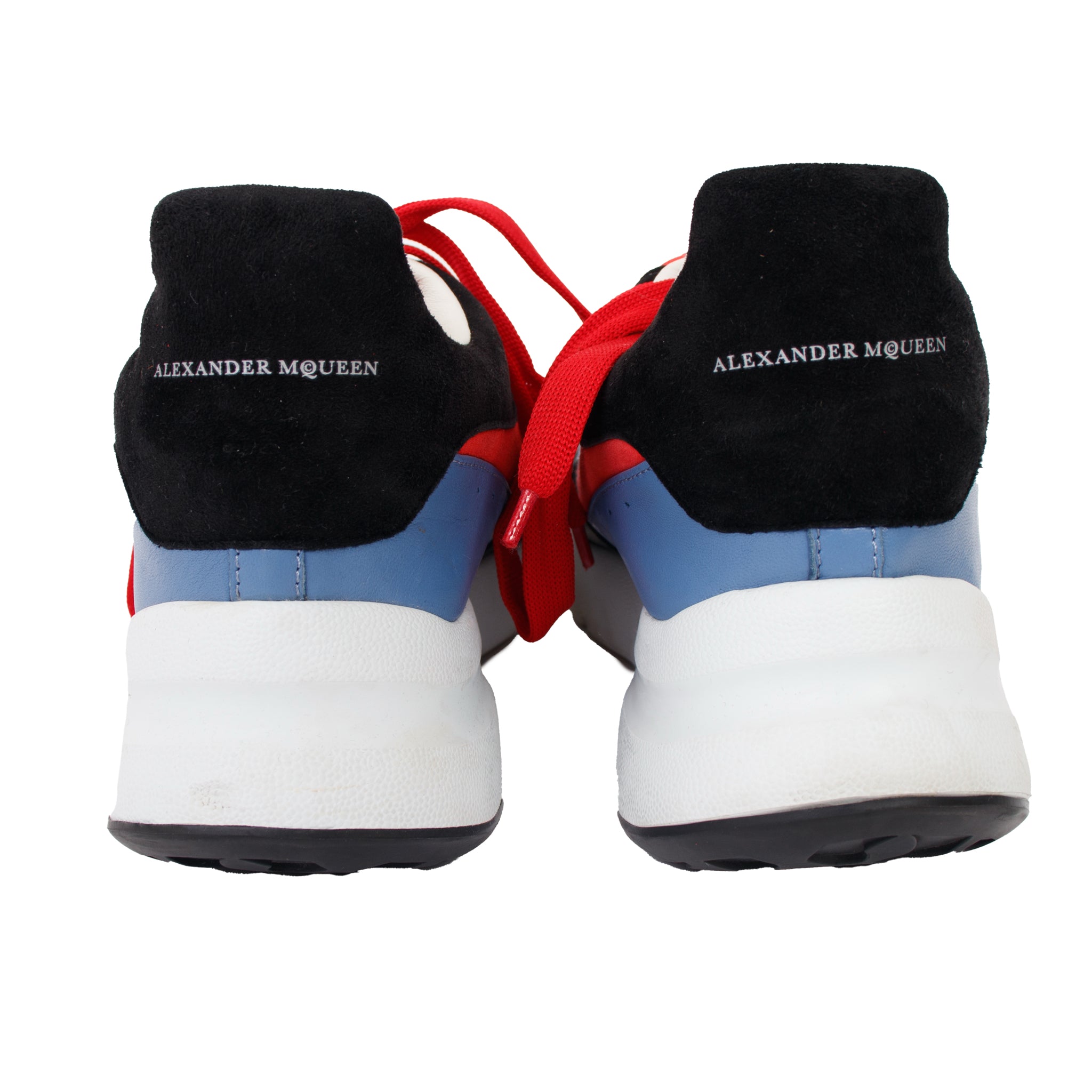 Alexander McQueen Leather Color-Block Sneakers