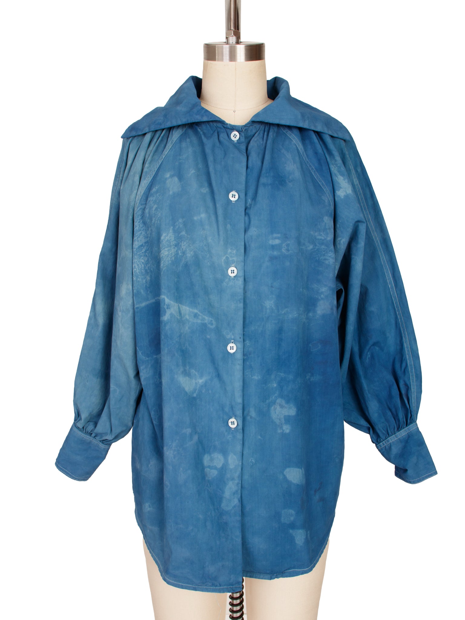 Mercy x Rumpled Aristocrat Indigo Poet Shirt