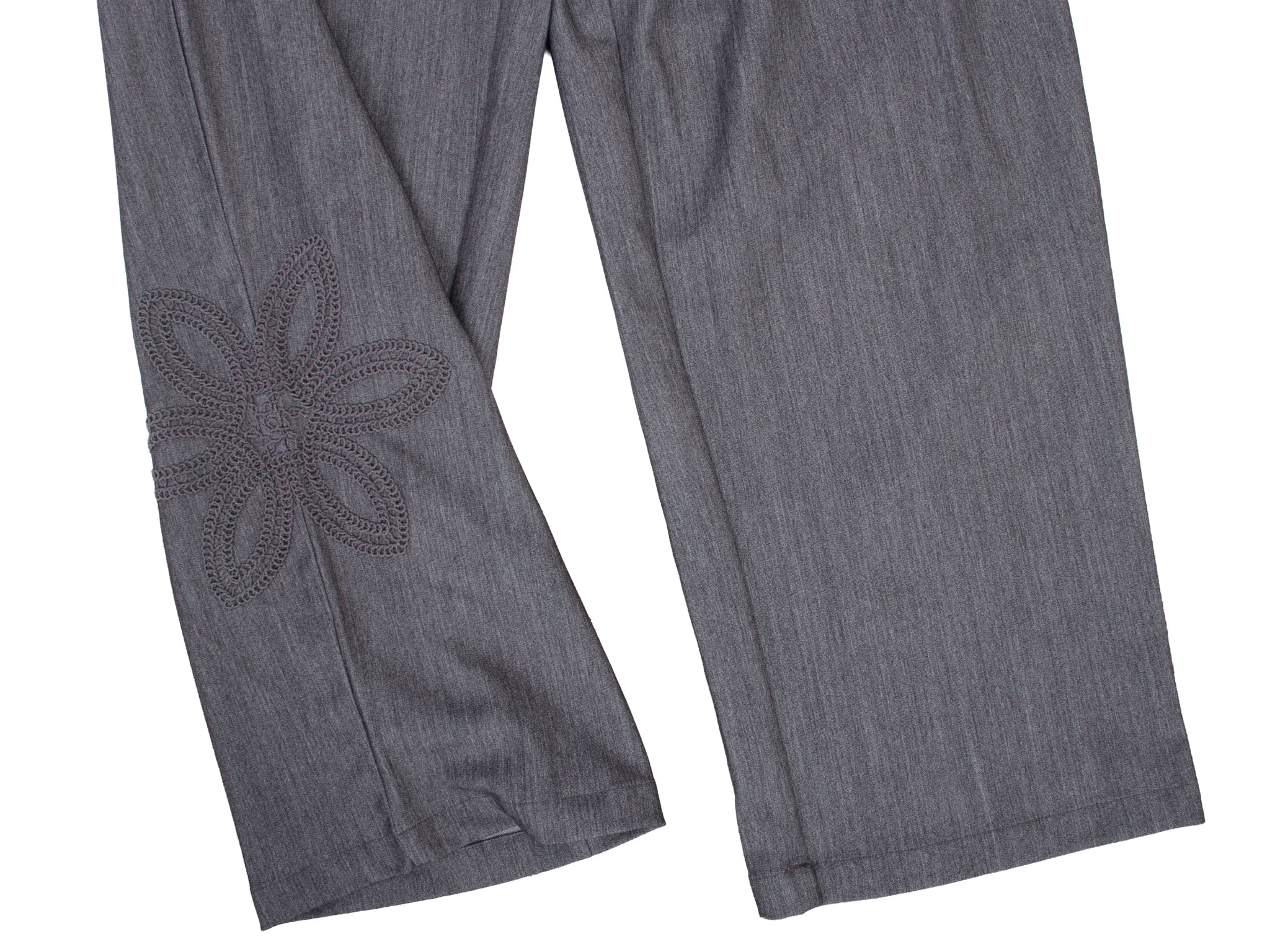 Desigual Floral Embroidered Trousers