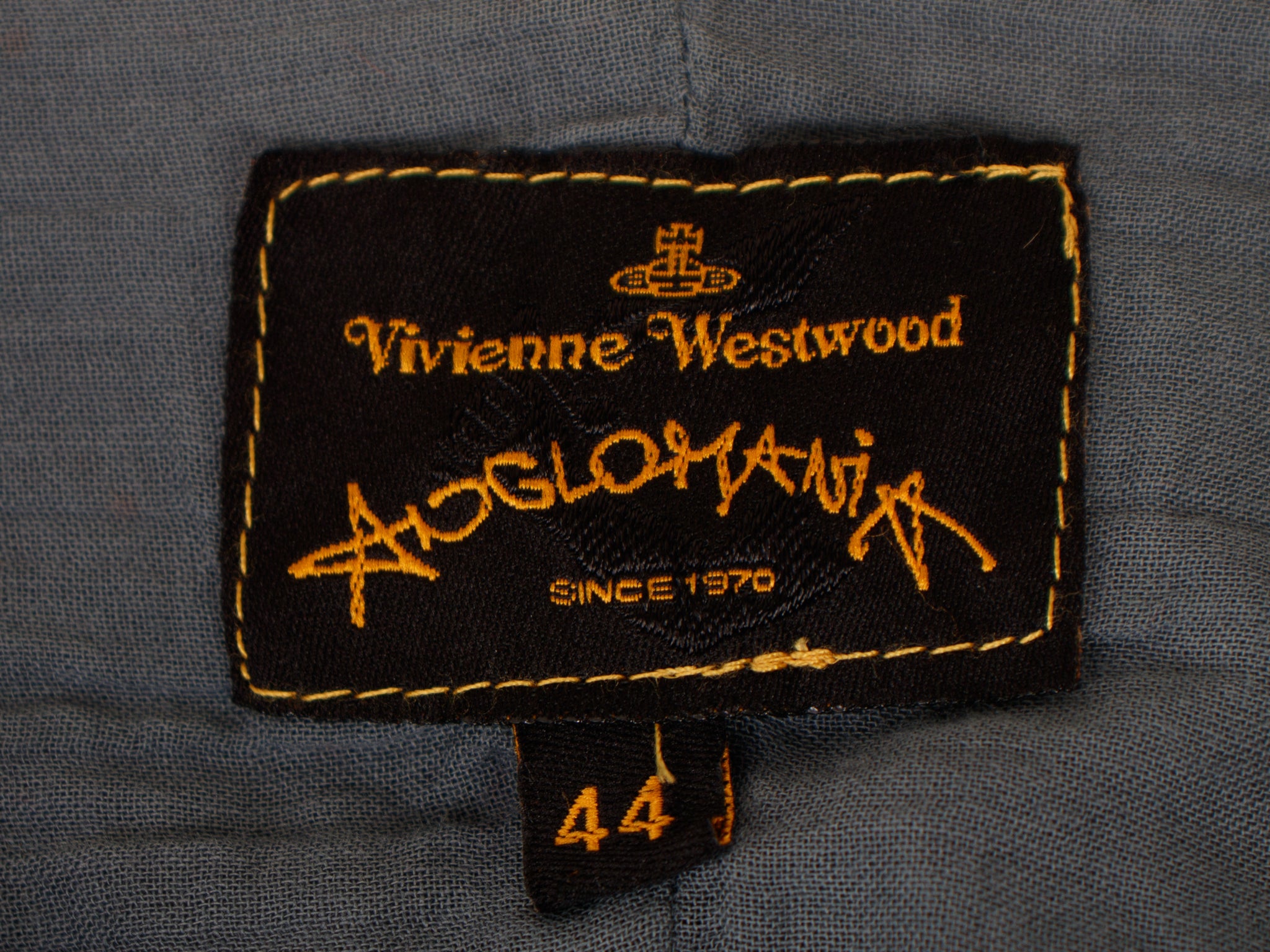 Vivenne Westwood Anglomania Gauze & Lamé Stripe Shirt