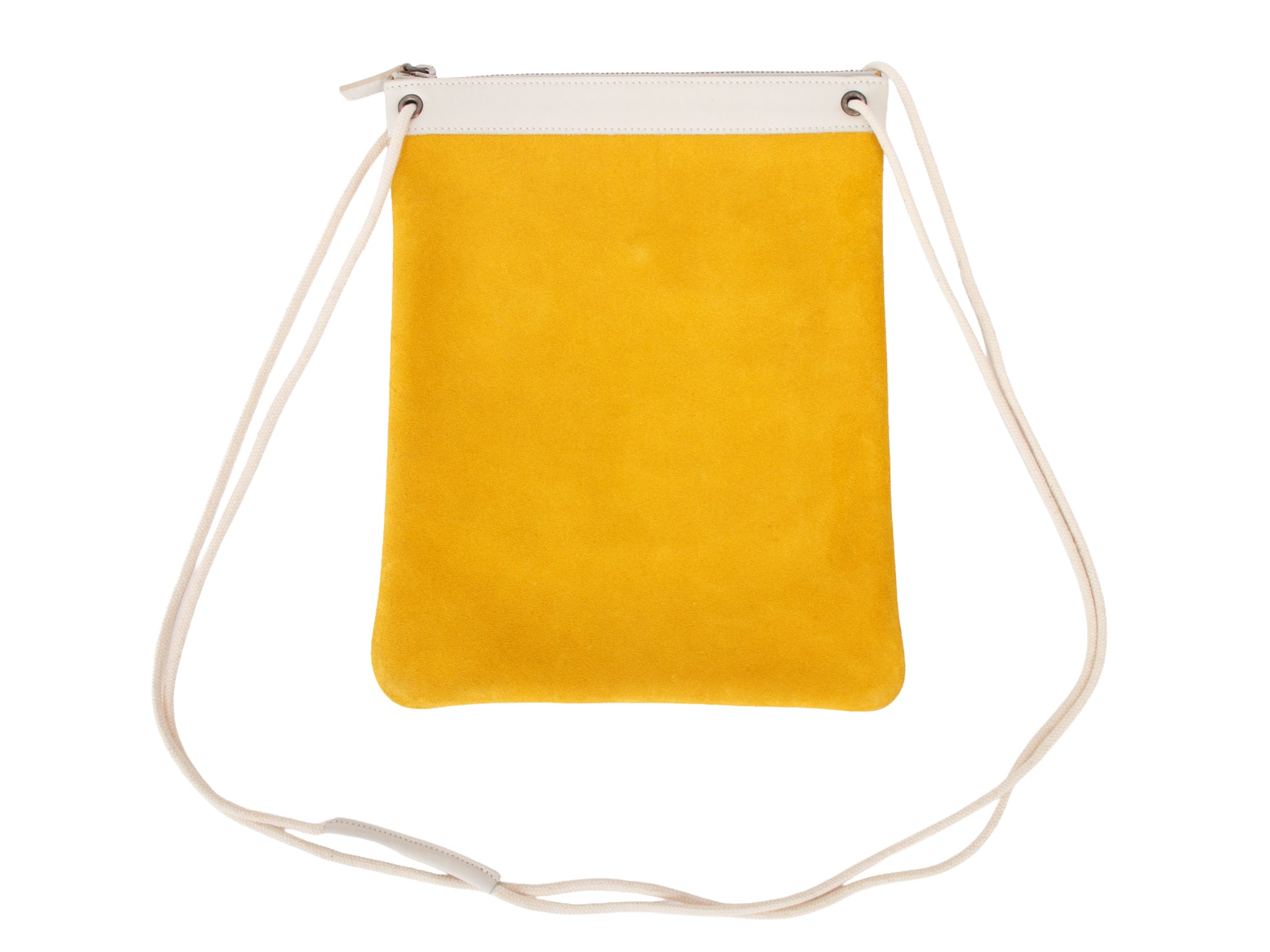 Dries Van Noten Suede & Cord Messenger Bag