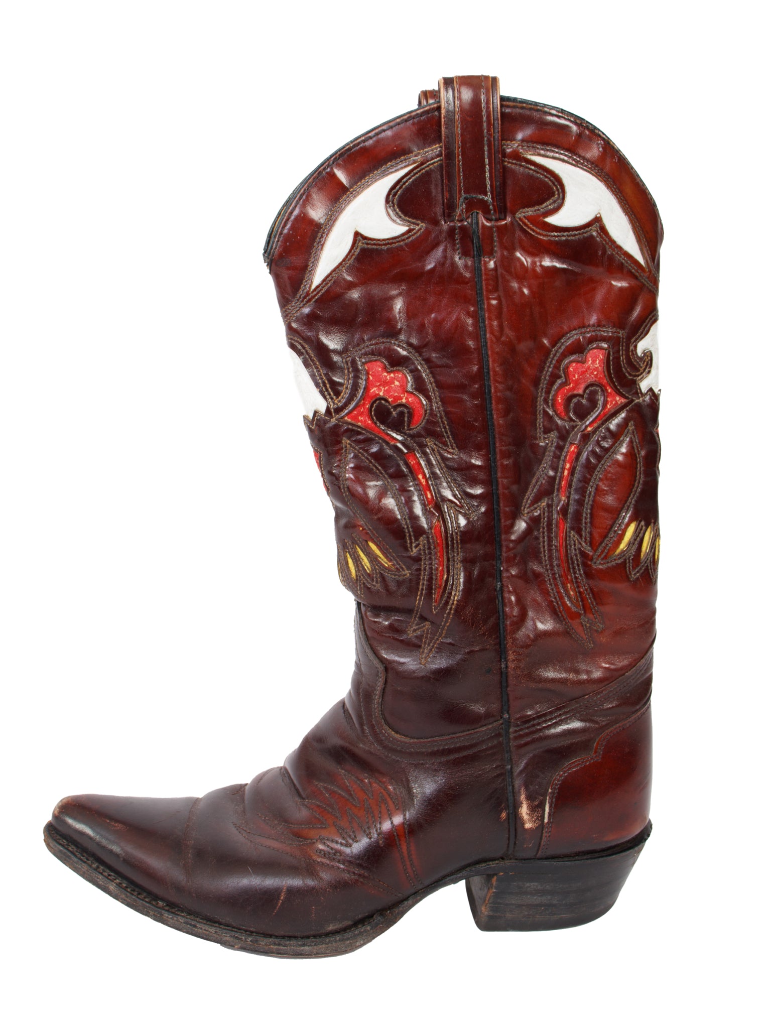 Handmade Eagle Design Western Boots