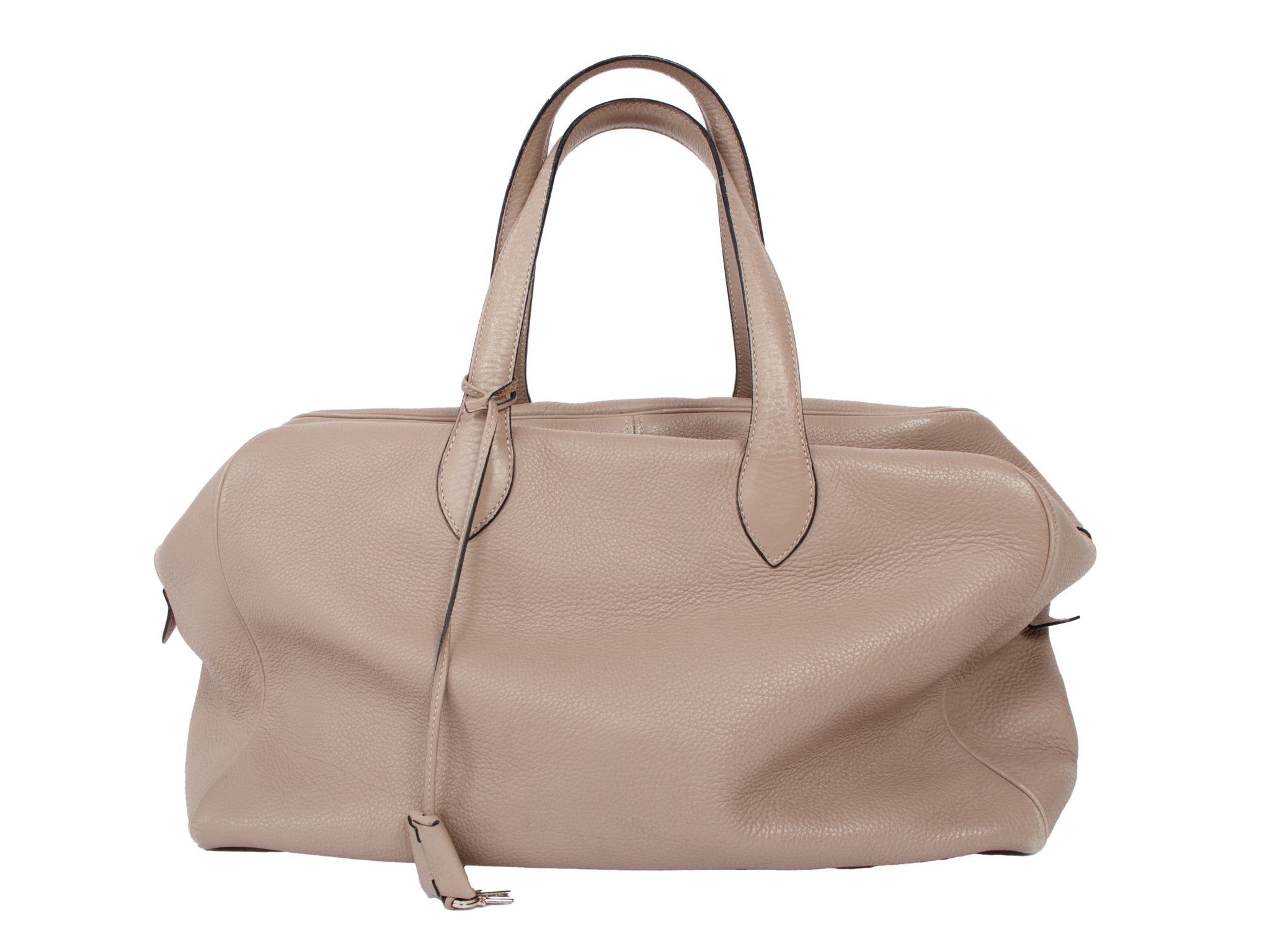 Hermes Clemence Victoria II 50 Leather Bag