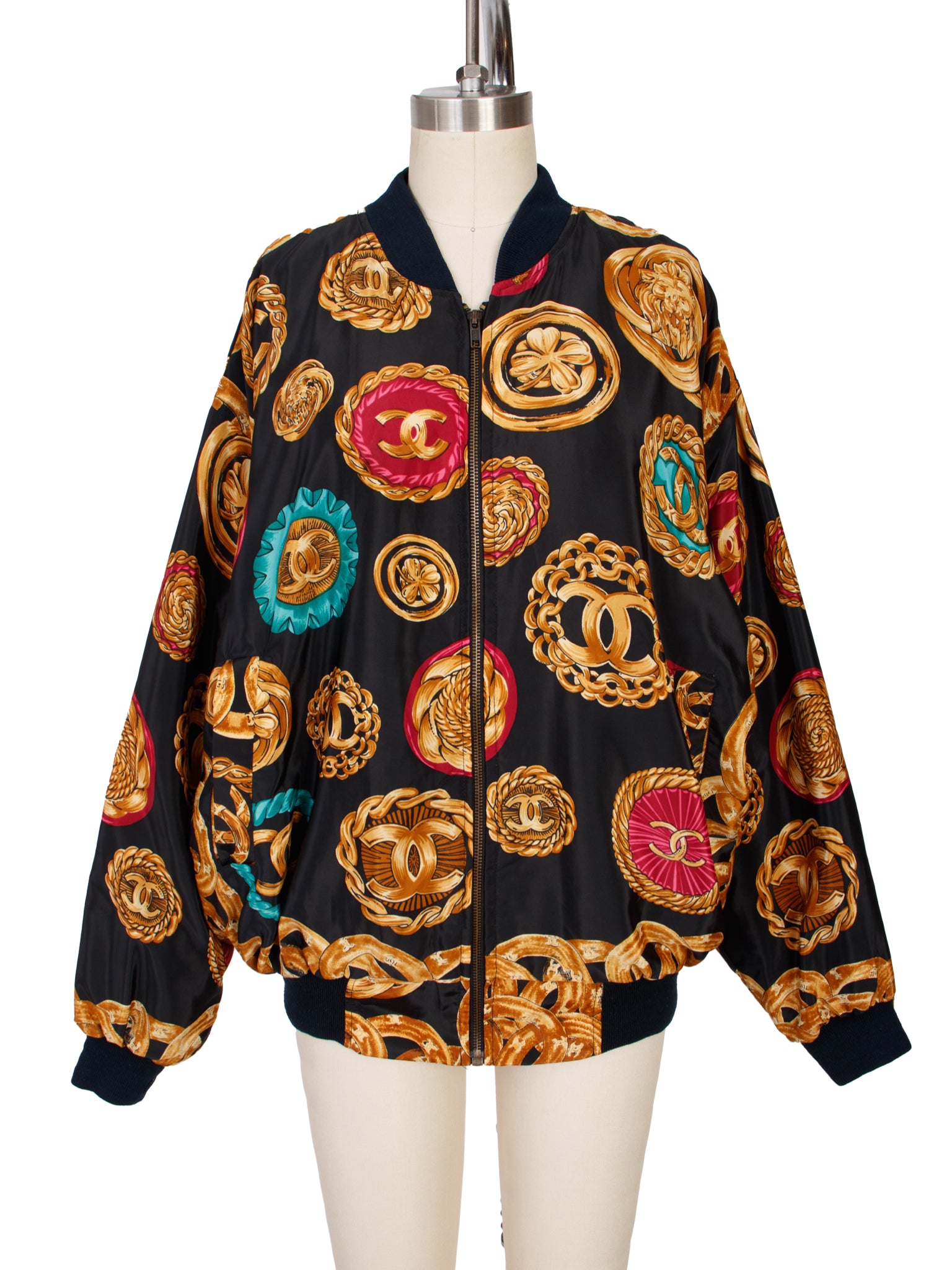 1990s Bootleg Chanel Bomber Jacket